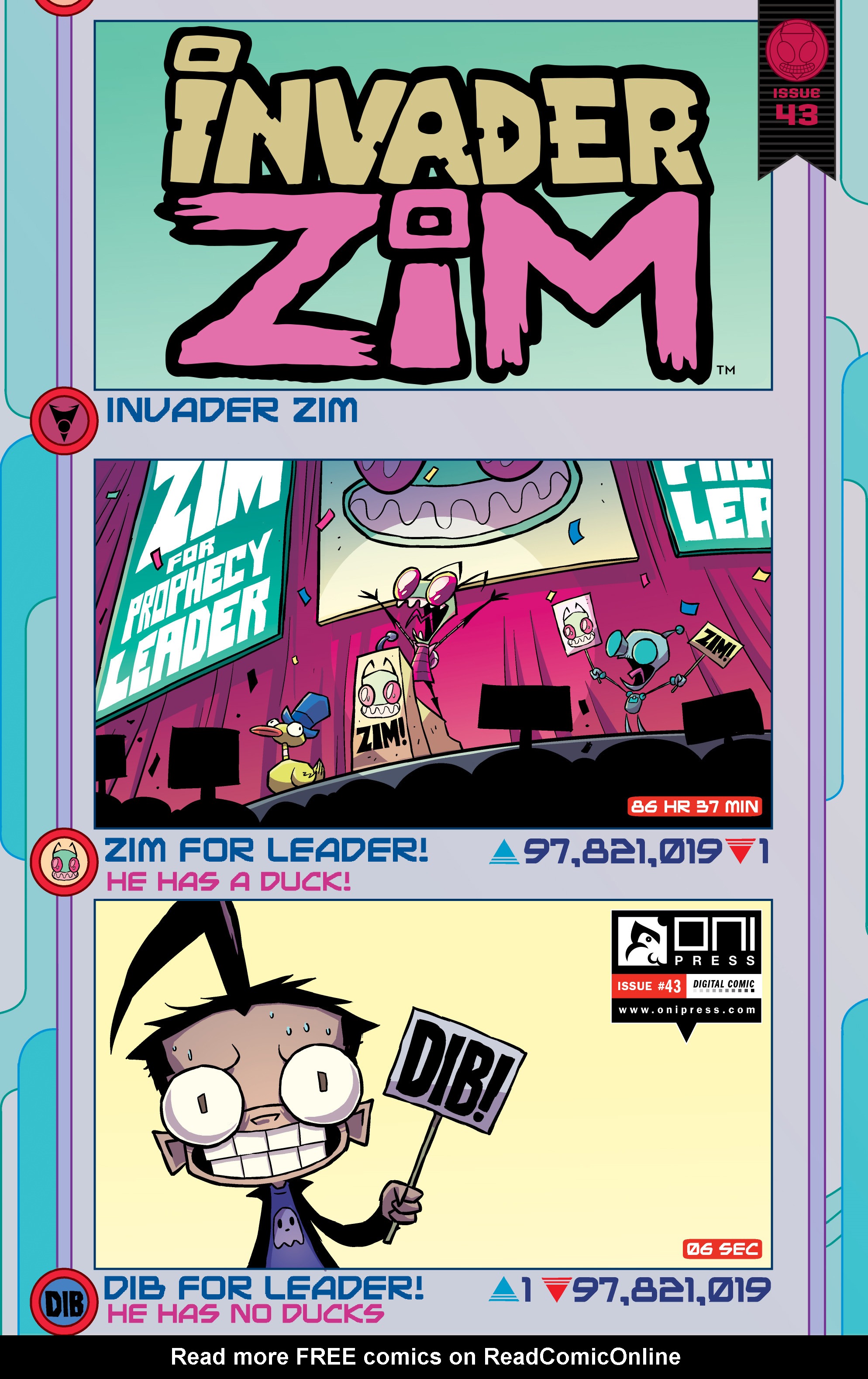 Read online Invader Zim comic -  Issue #43 - 1