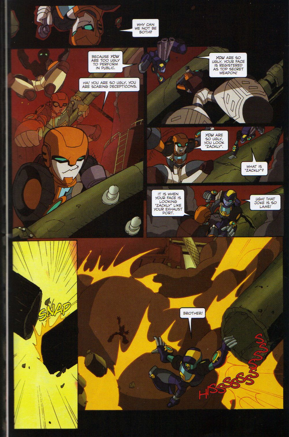 Read online Transformers Animated: The Arrival comic -  Issue #6 - 7