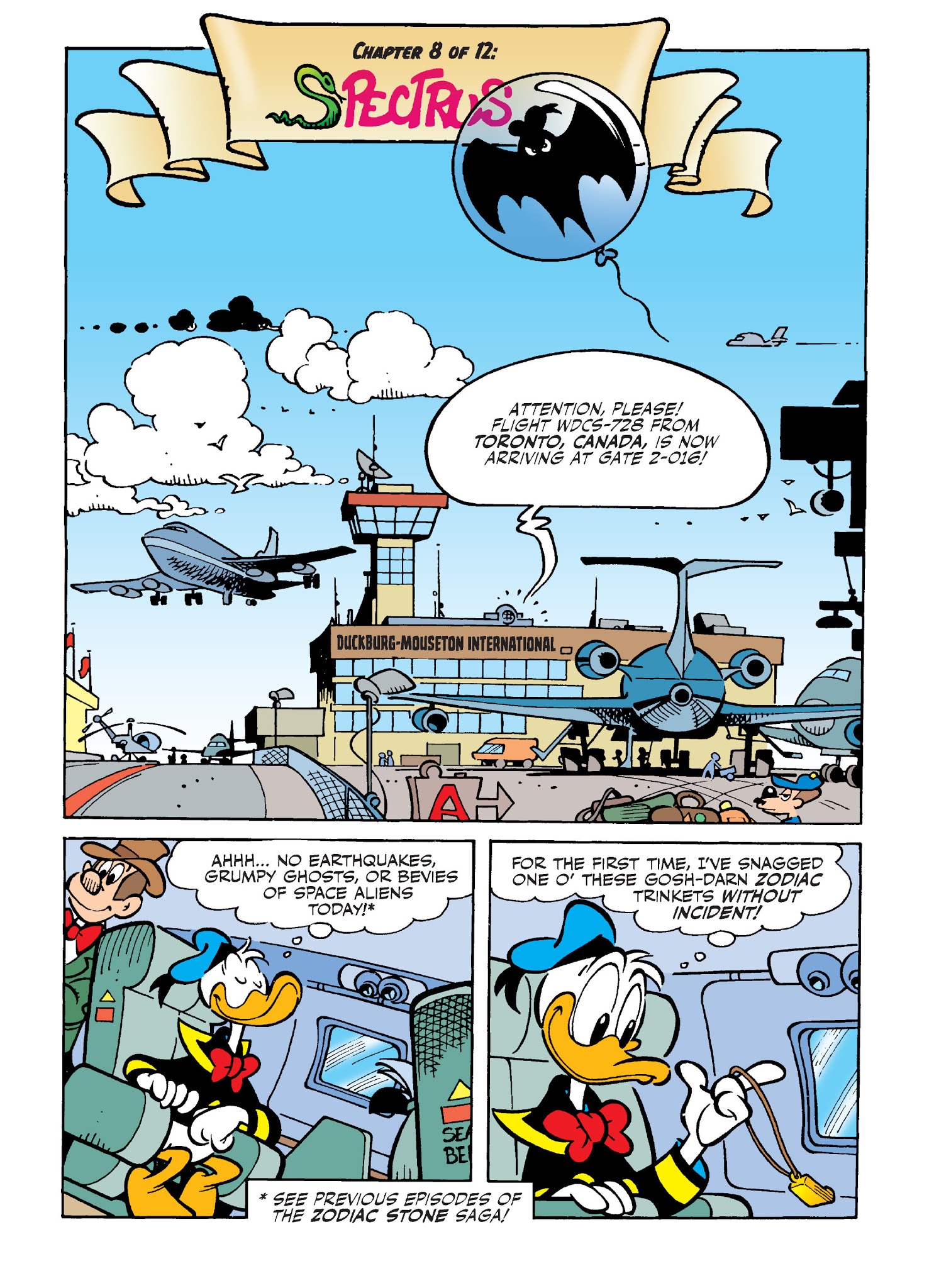 Read online Mickey and Donald: The Search For the Zodiac Stone comic -  Issue # TPB - 213