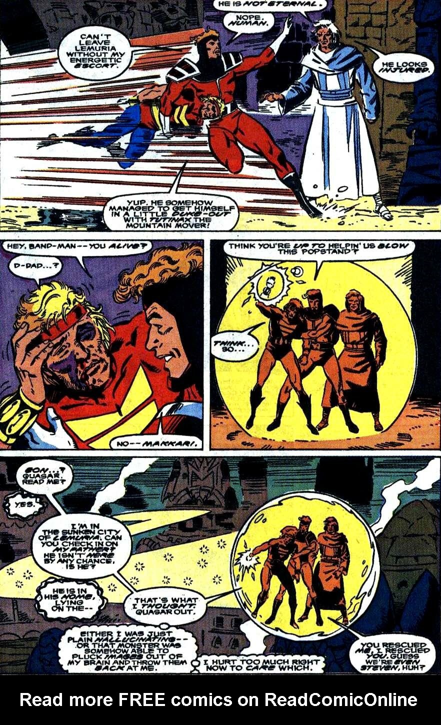 Read online Quasar comic -  Issue #12 - 22
