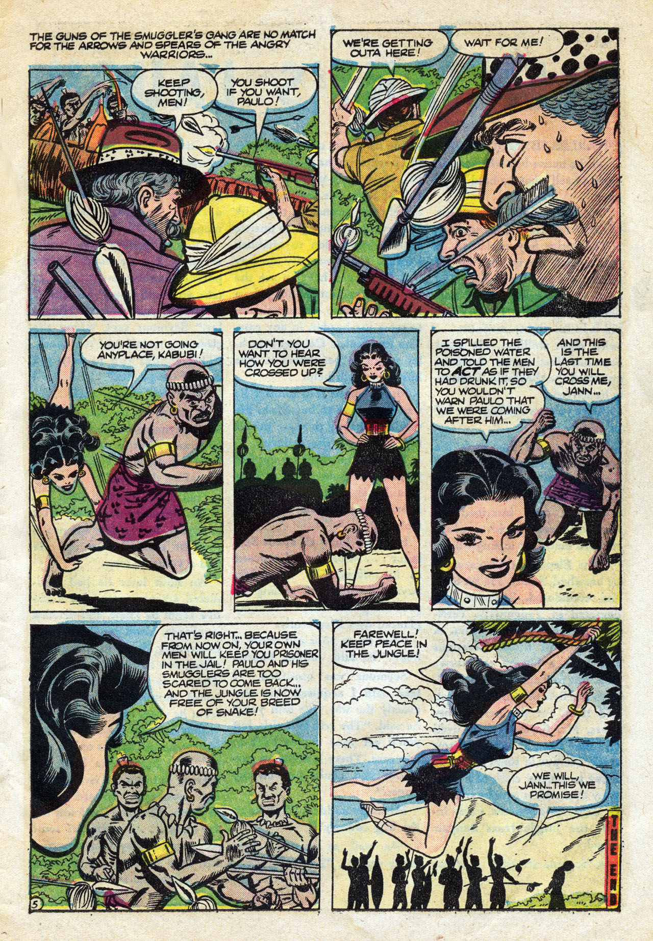 Read online Jann of the Jungle comic -  Issue #12 - 7