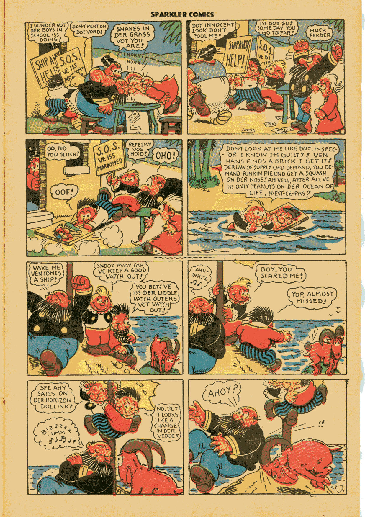 Read online Sparkler Comics comic -  Issue #58 - 17