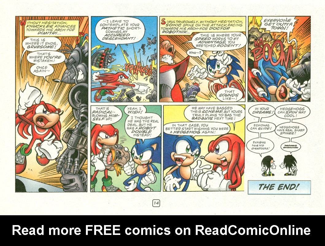 Read online Sonic Super Special comic -  Issue #12 - Sonic and Knuckles visa versa - 17