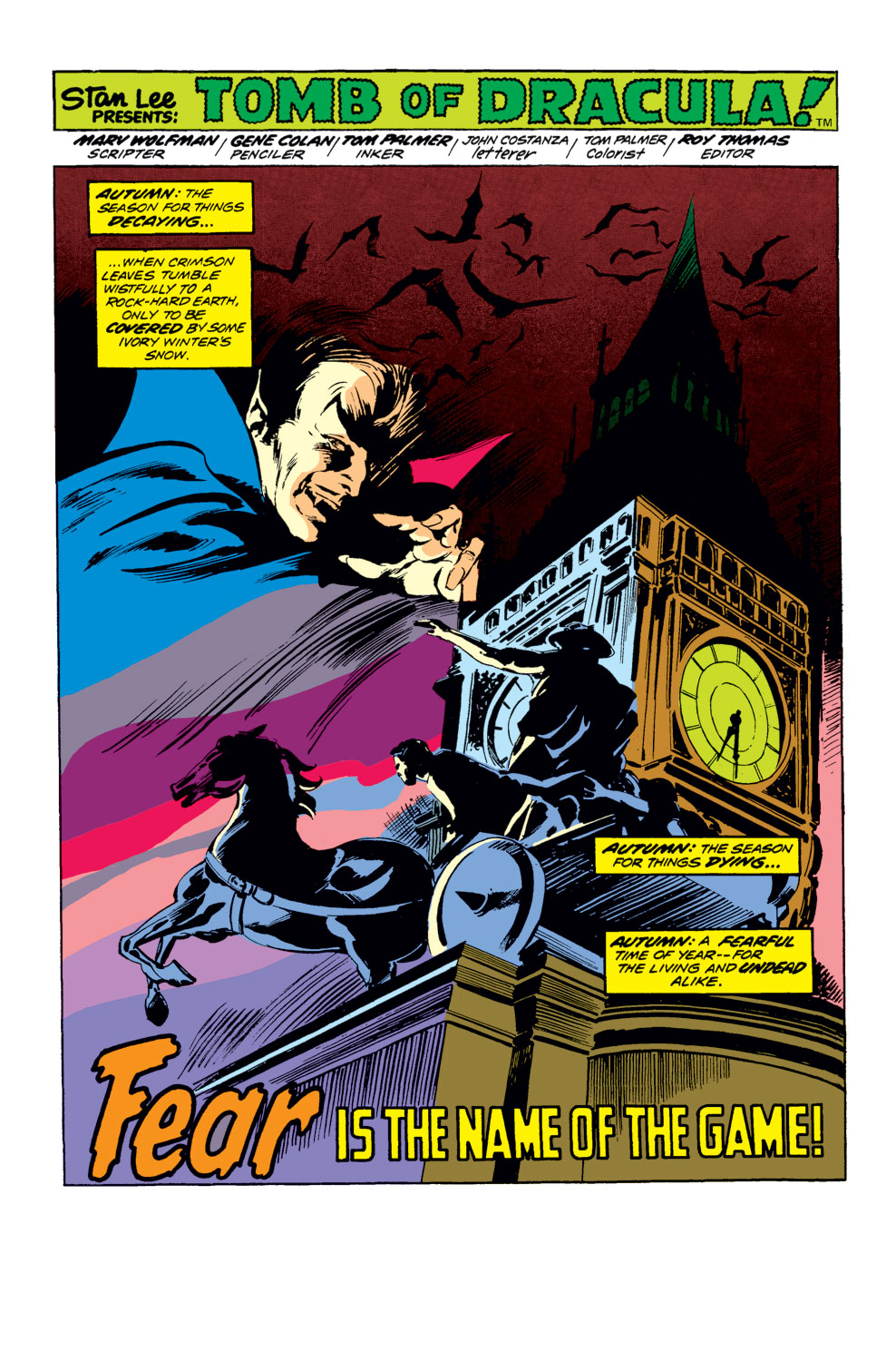 Read online Tomb of Dracula (1972) comic -  Issue #15 - 2