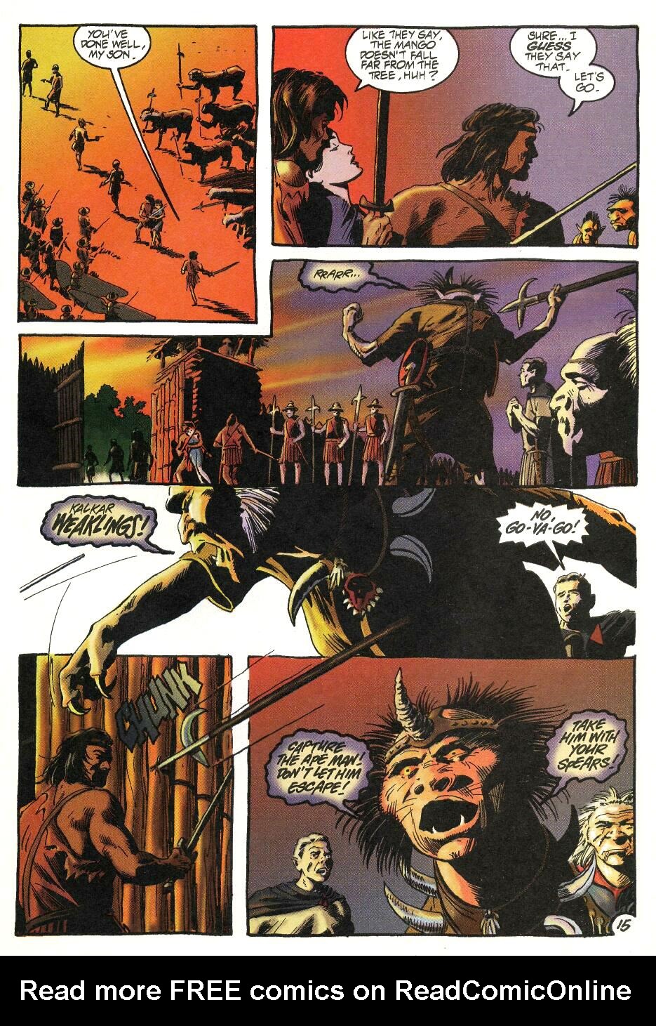 Read online Tarzan (1996) comic -  Issue #19 - 21