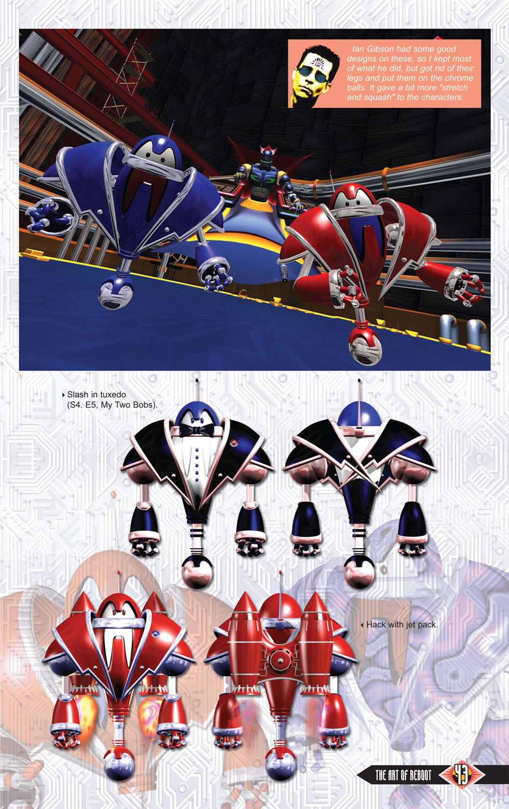 Read online The Art of Reboot comic -  Issue # TPB - 42