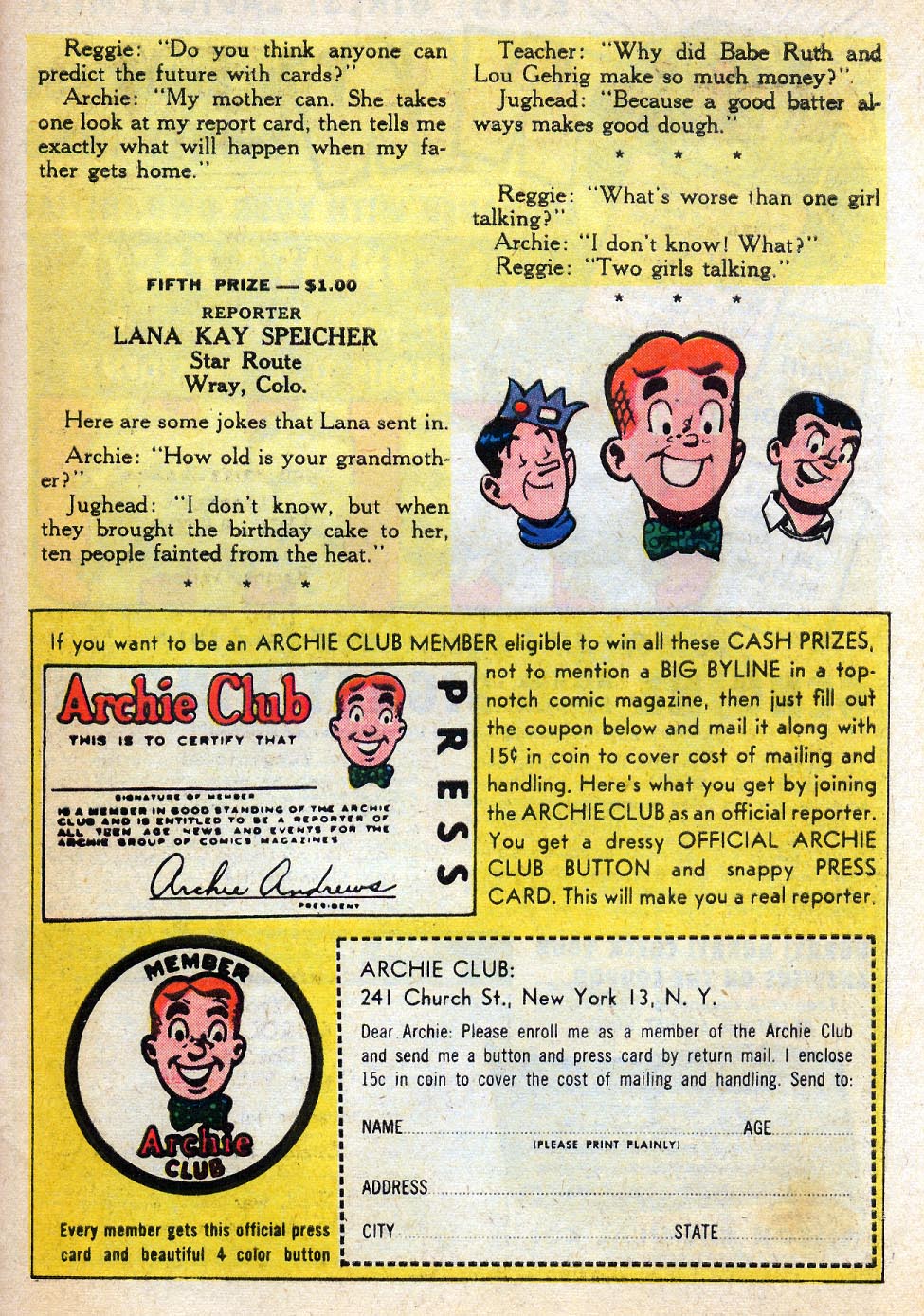 Read online Pep Comics comic -  Issue #141 - 25