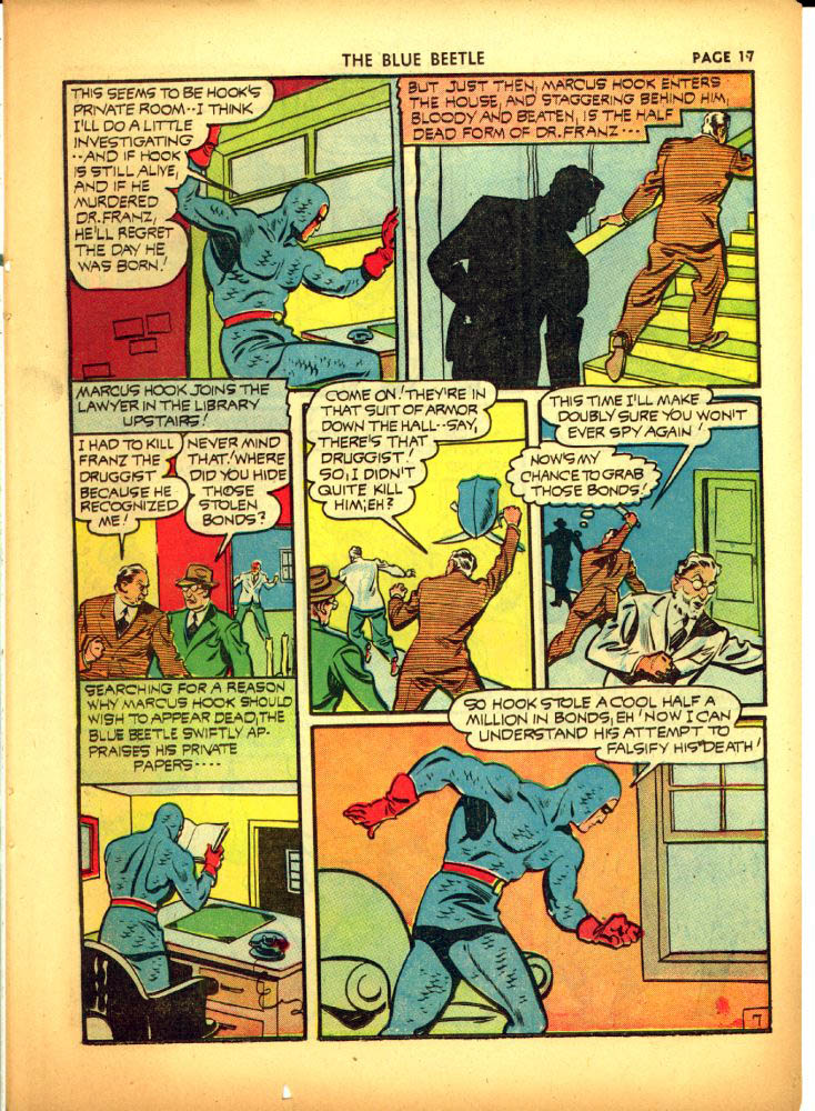 Read online The Blue Beetle comic -  Issue #10 - 19