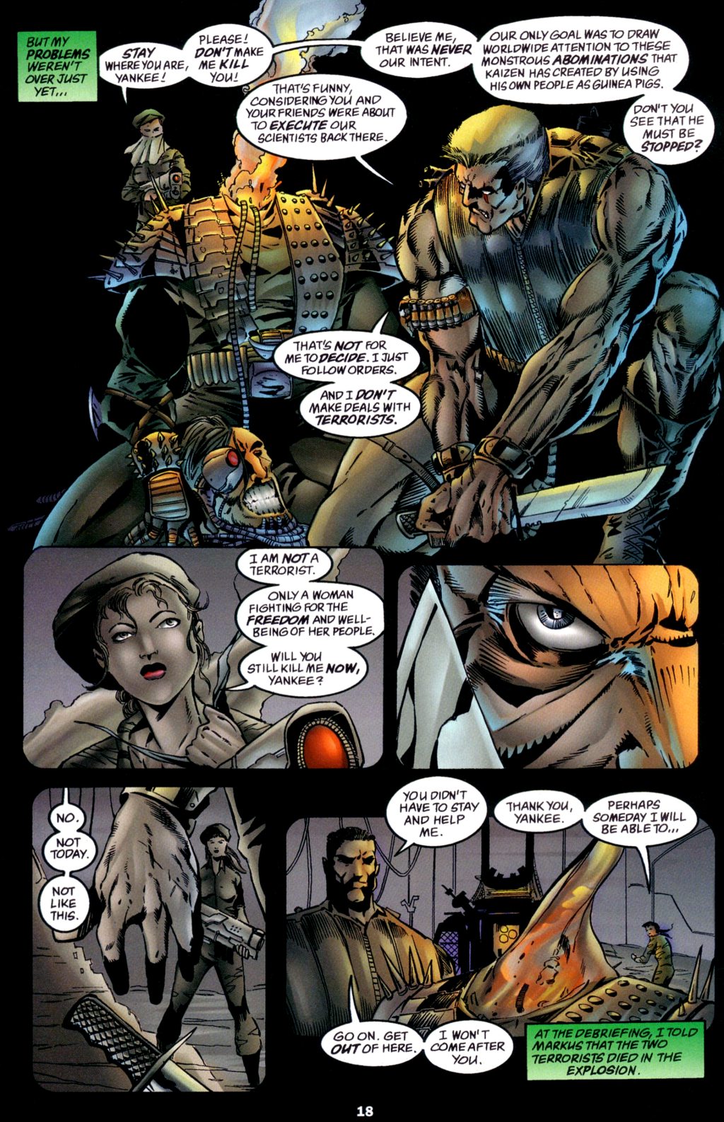 Read online Deathblow comic -  Issue #18 - 19