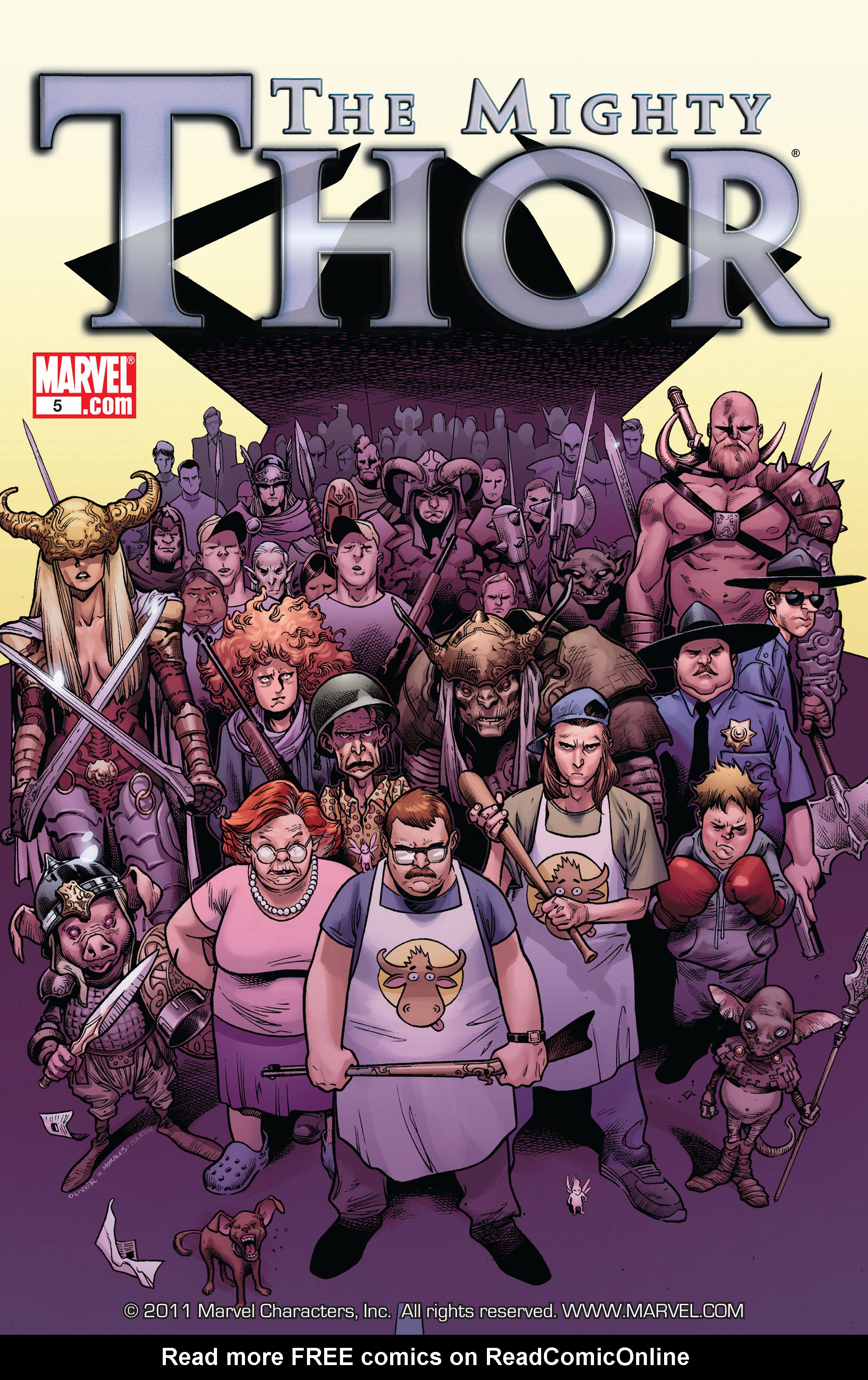 Read online The Mighty Thor (2011) comic -  Issue #5 - 1