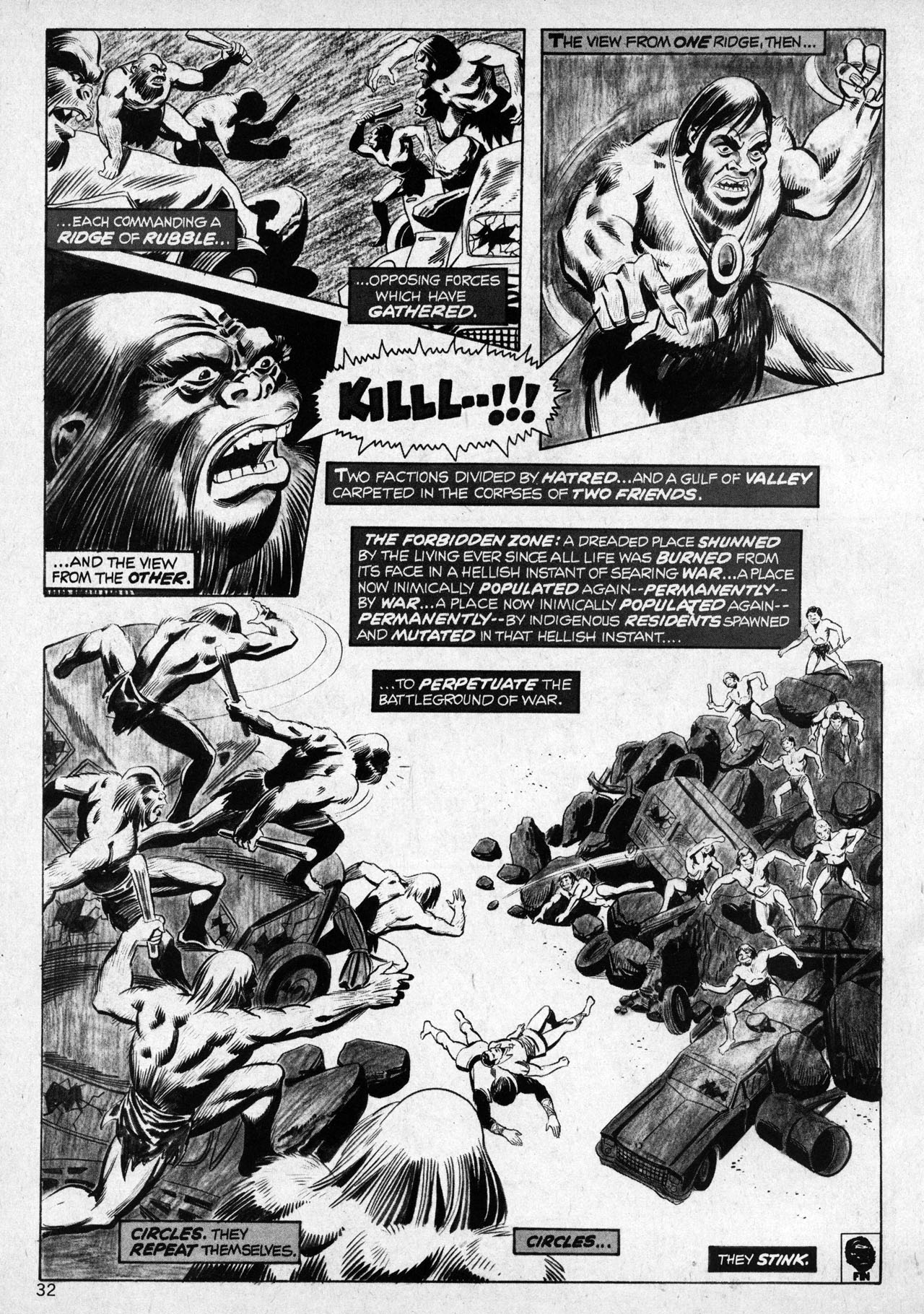 Read online Planet of the Apes comic -  Issue #5 - 31