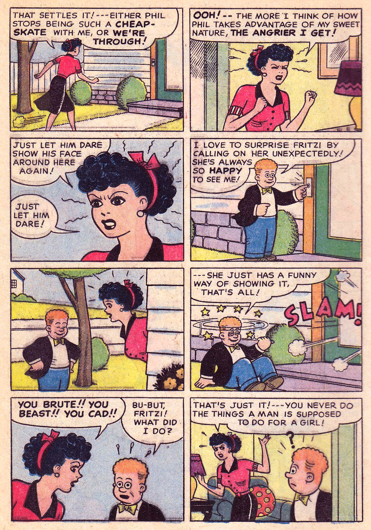 Read online Fritzi Ritz (1953) comic -  Issue #59 - 4