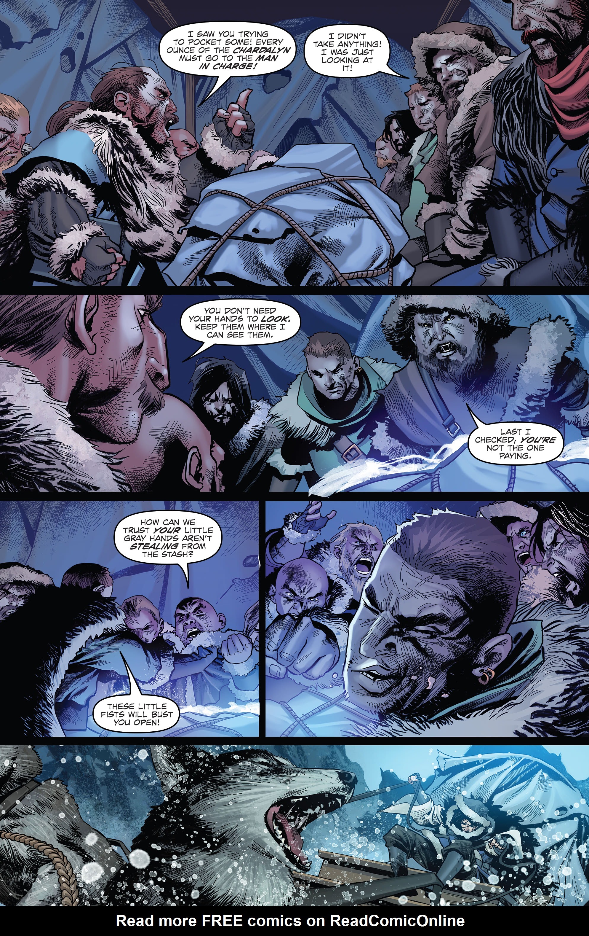 Read online Dungeons & Dragons: At the Spine of the World comic -  Issue #1 - 4