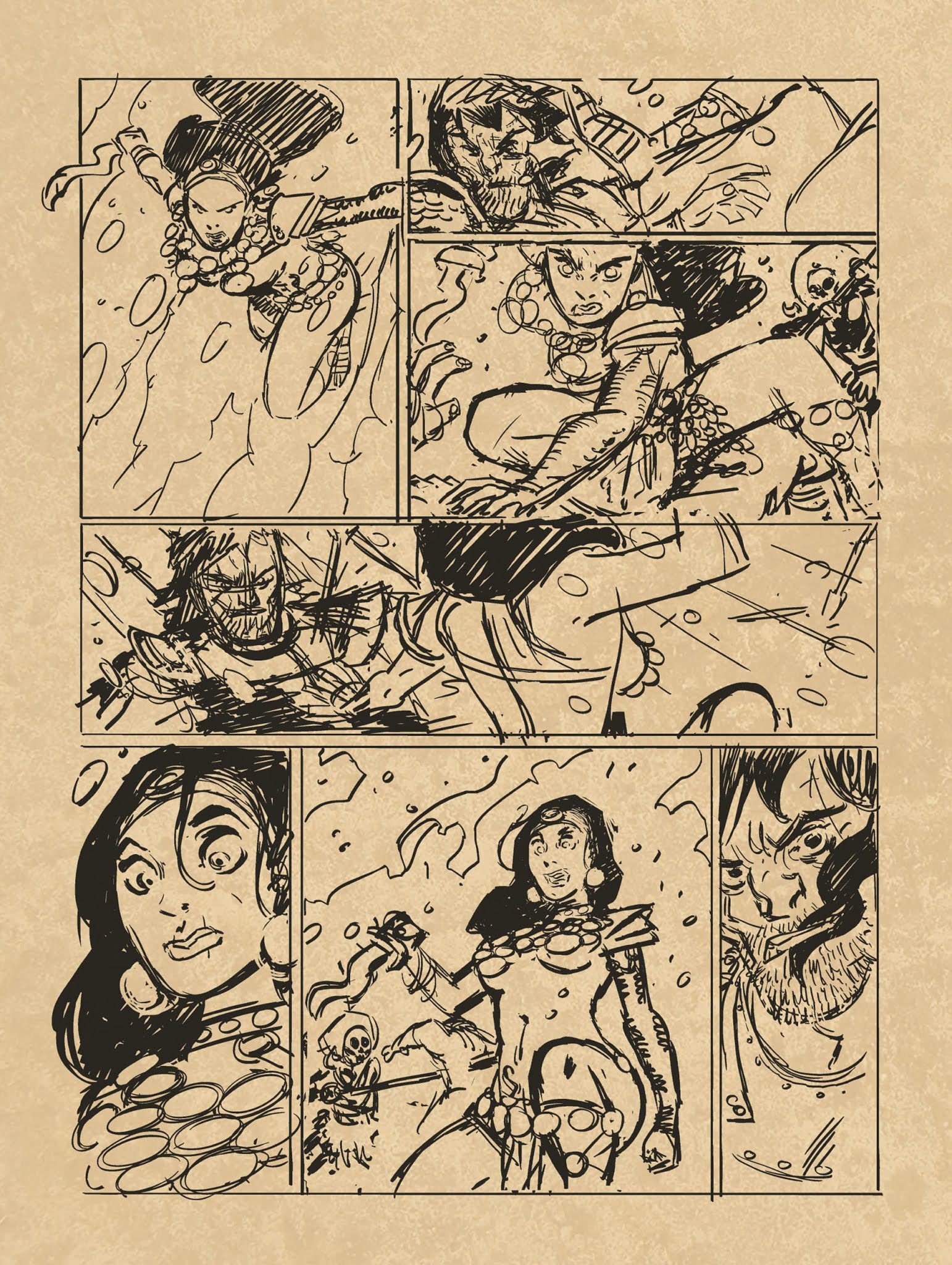 Read online Conan le Cimmérien - La Reine de la côte noire comic -  Issue #1 - 53