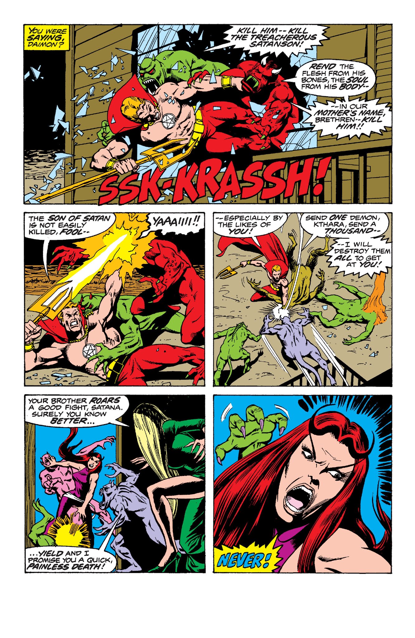 Read online Son of Satan Classic comic -  Issue # TPB (Part 4) - 9