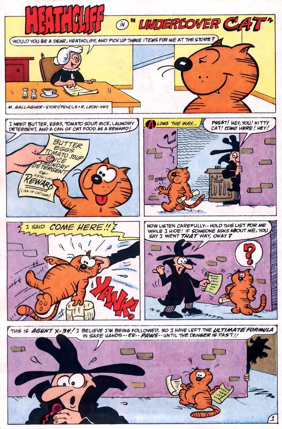 Read online Heathcliff's Funhouse comic -  Issue #1 - 11