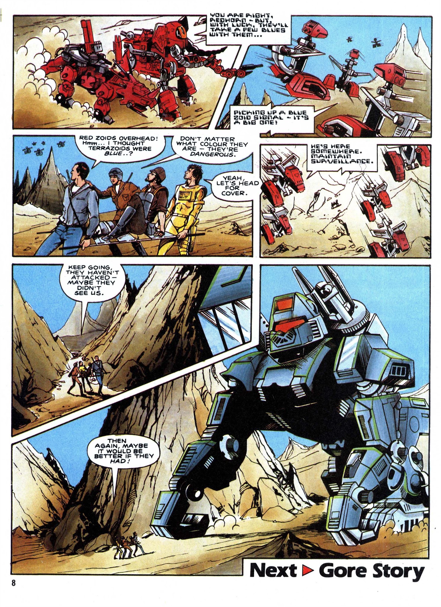 Read online Spider-Man and Zoids comic -  Issue #7 - 8