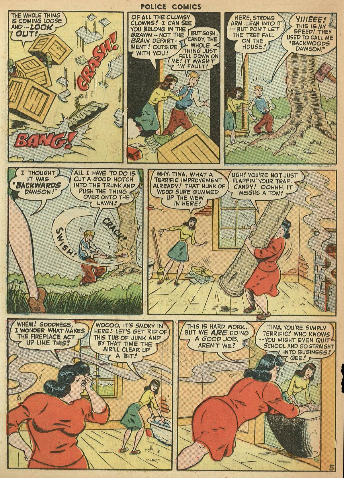 Read online Police Comics comic -  Issue #67 - 34