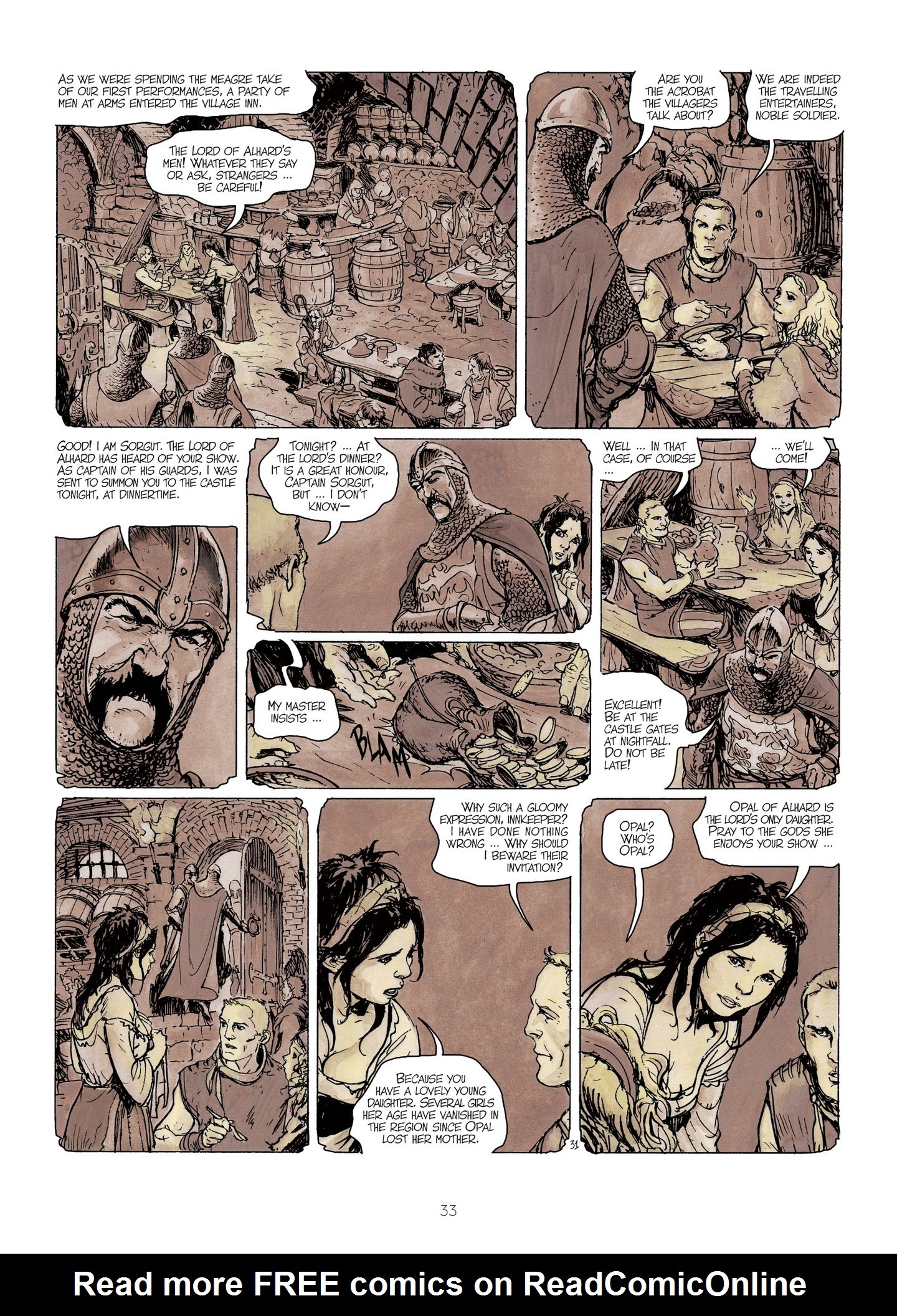 Read online Thorgal - Kriss of Valnor: I Forget Nothing! comic -  Issue # Full - 35