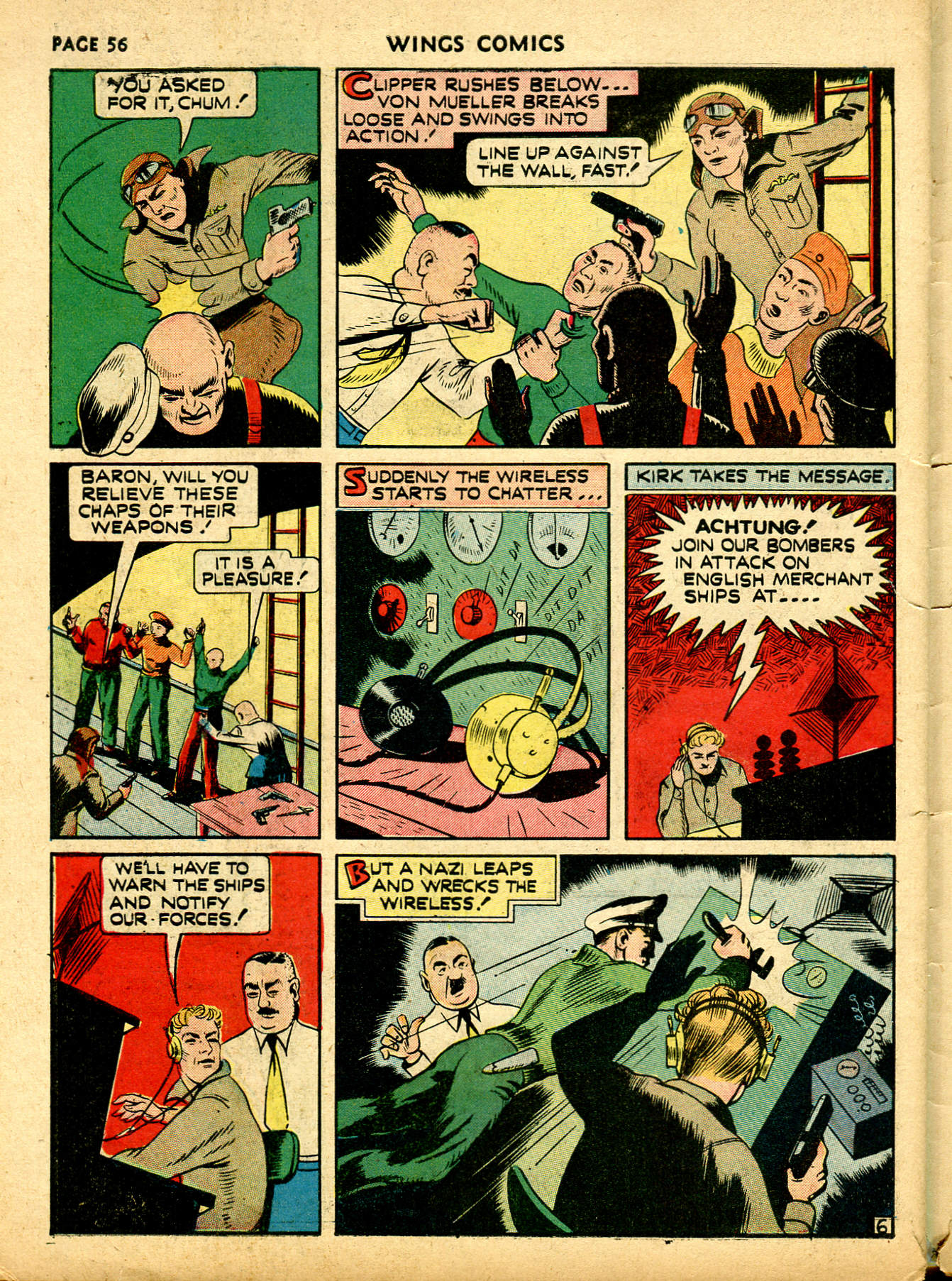 Read online Wings Comics comic -  Issue #12 - 58