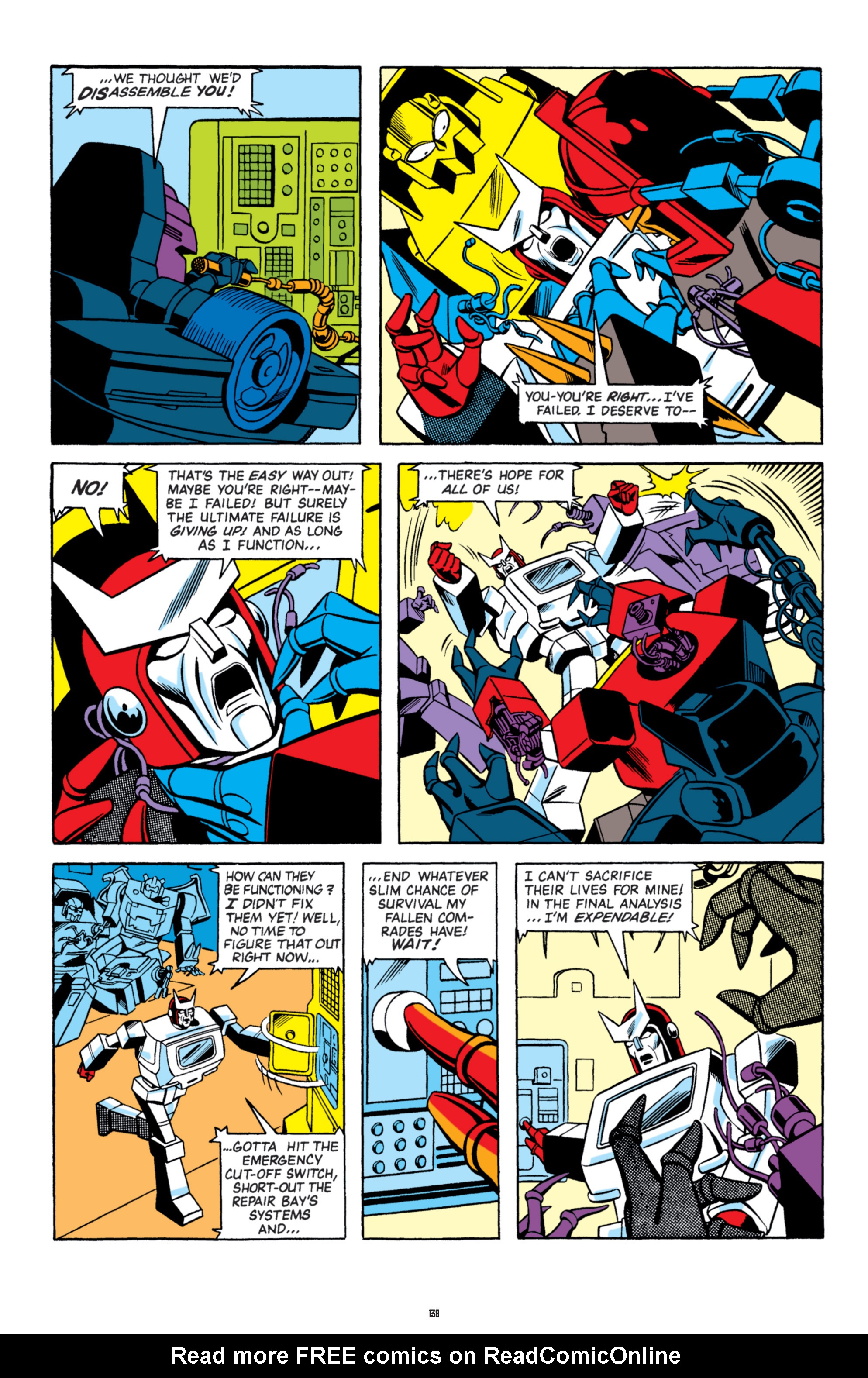 Read online The Transformers Classics comic -  Issue # TPB 5 - 139