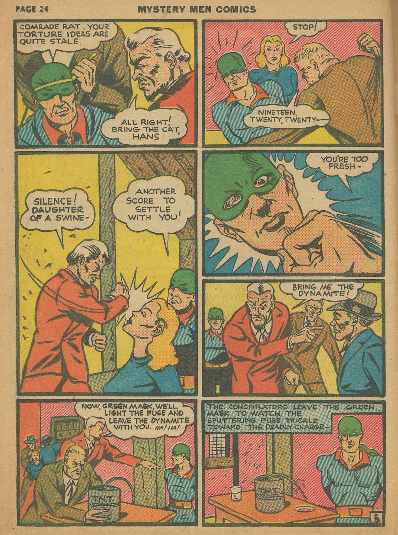 Read online Mystery Men Comics comic -  Issue #12 - 26