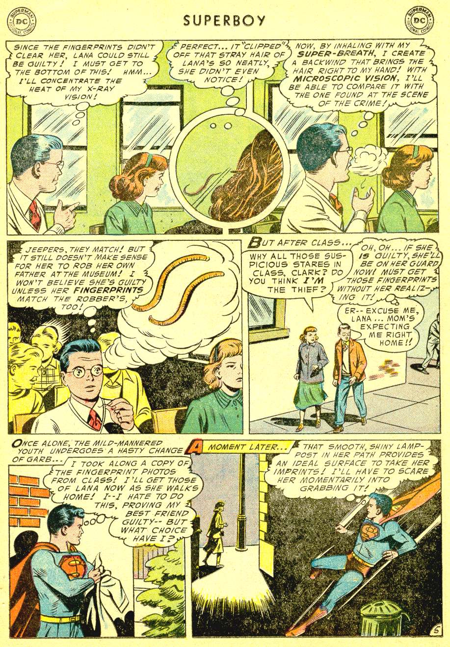 Read online Superboy (1949) comic -  Issue #41 - 16