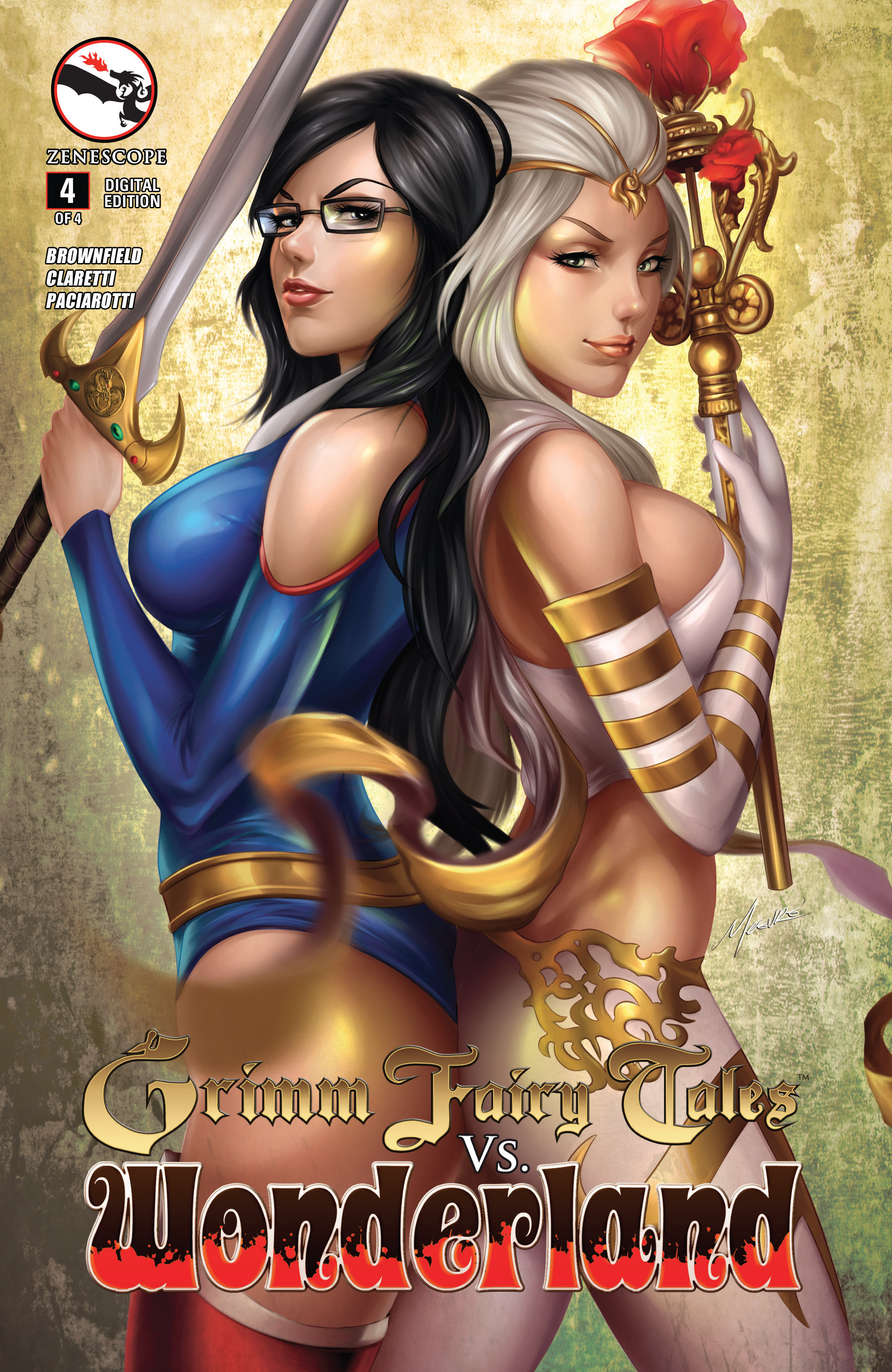 Read online Grimm Fairy Tales vs. Wonderland comic -  Issue #4 - 2