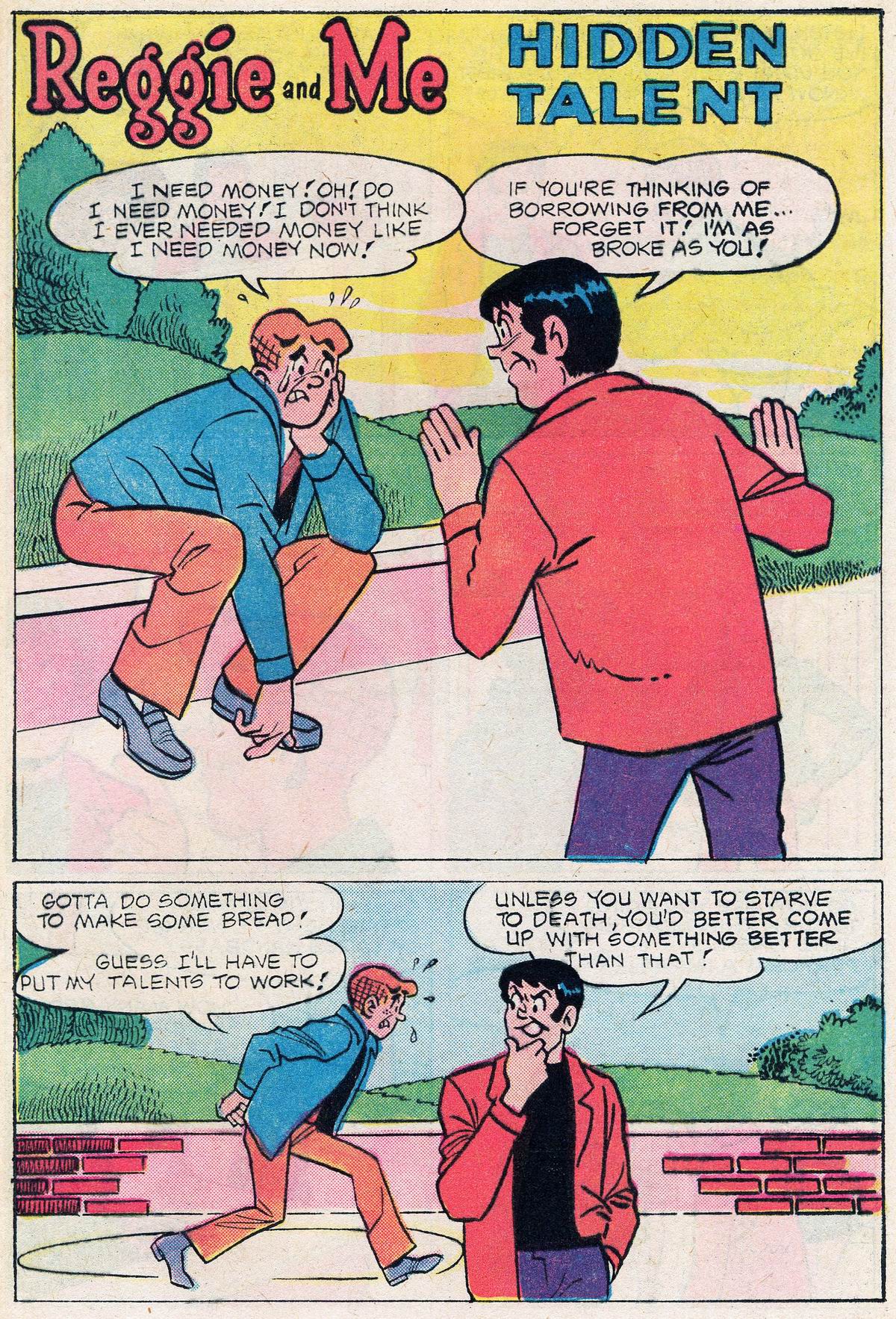 Read online Reggie and Me (1966) comic -  Issue #84 - 22