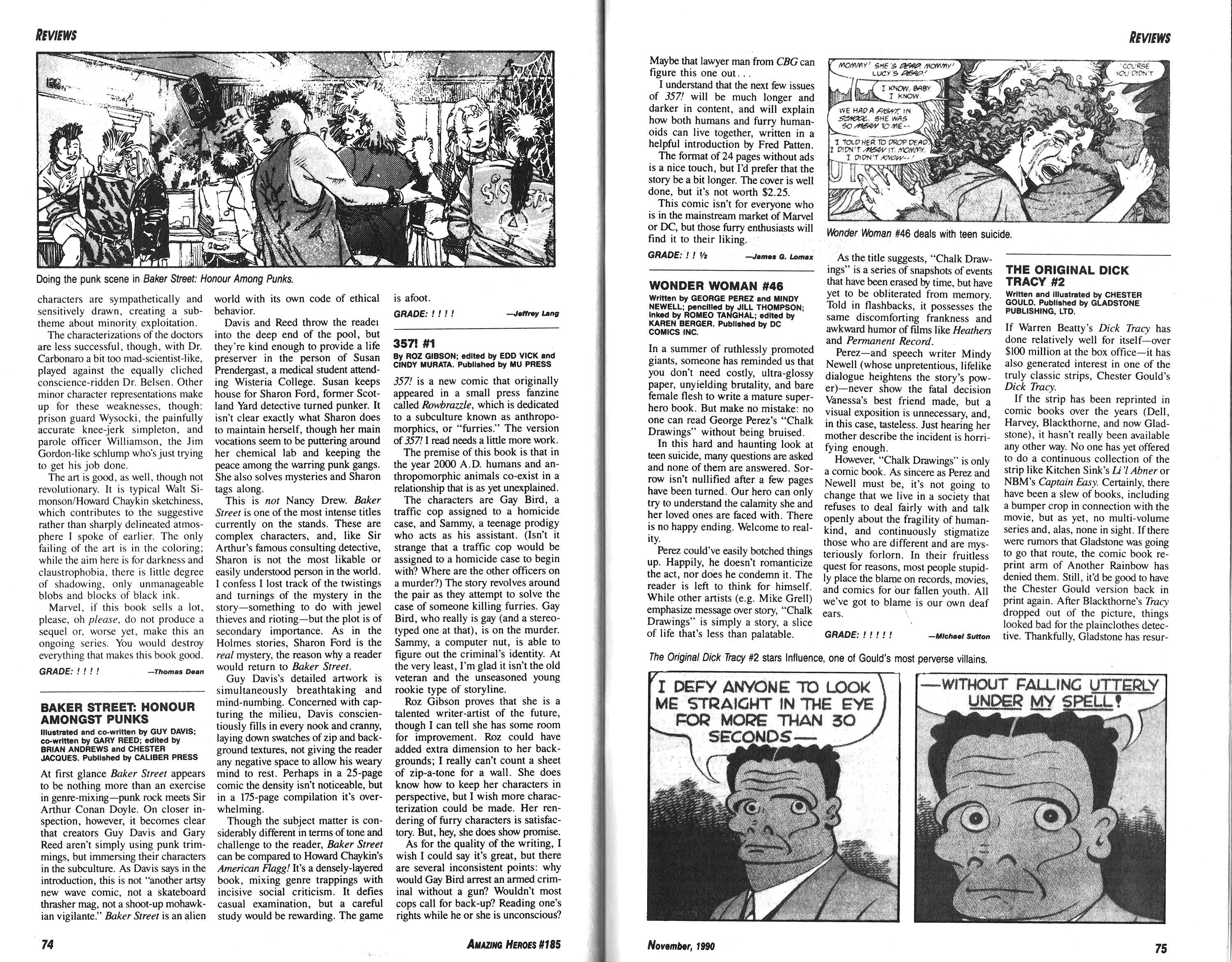 Read online Amazing Heroes comic -  Issue #185 - 38