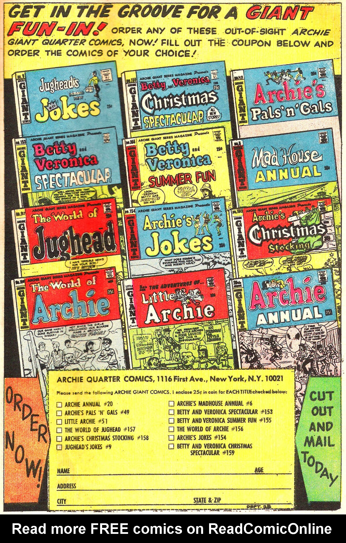 Read online Archie Giant Series Magazine comic -  Issue #159 - 29