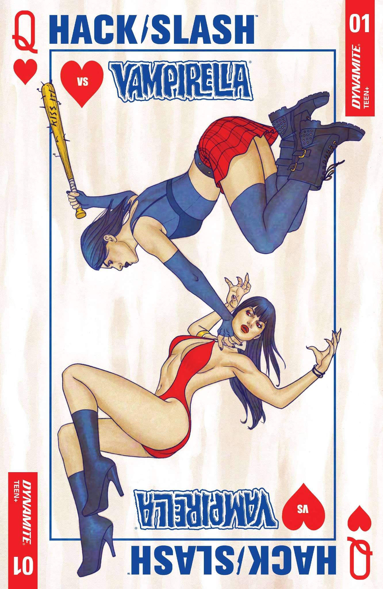 Read online Hack/Slash vs. Vampirella comic -  Issue #1 - 1