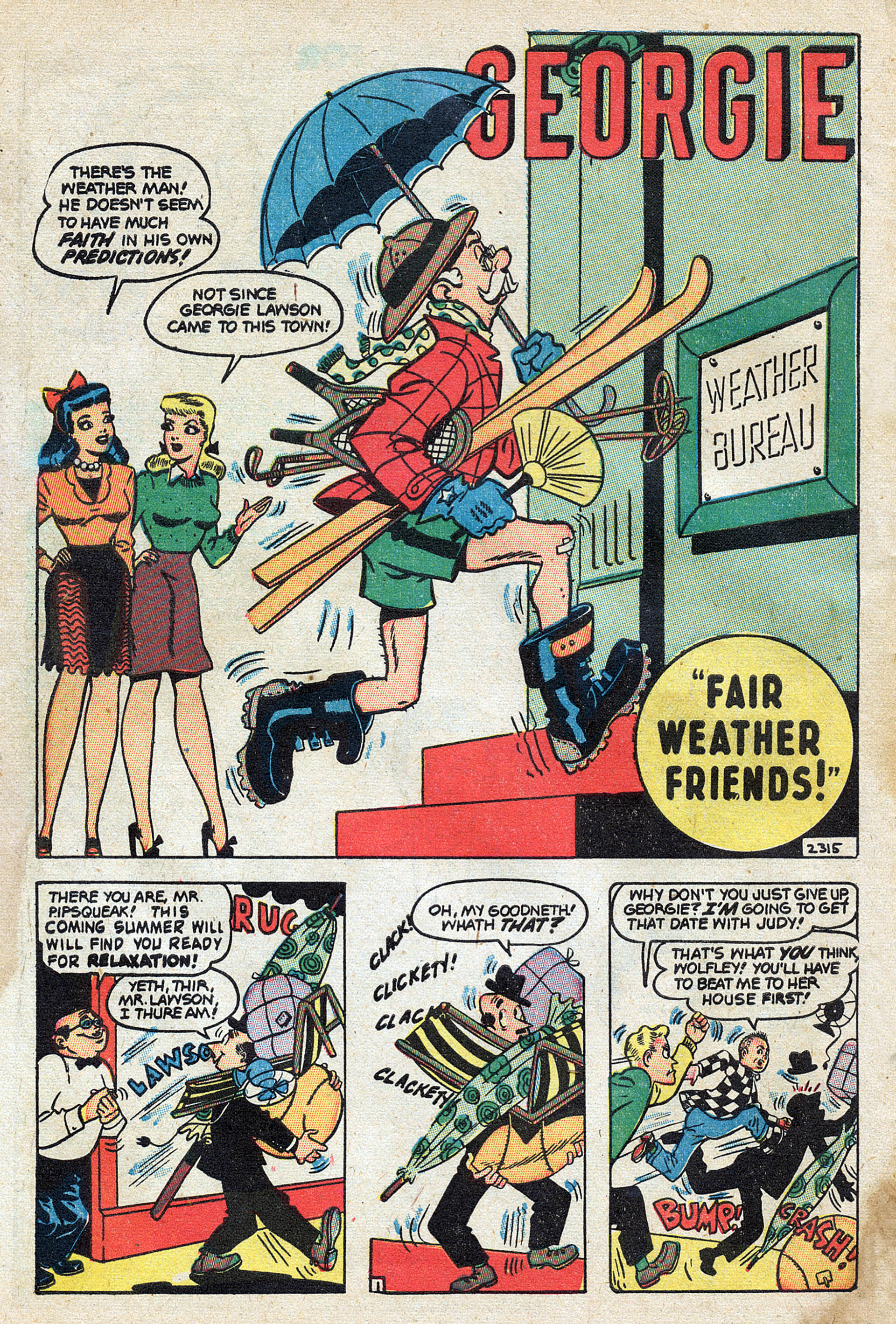 Read online Georgie Comics (1945) comic -  Issue #16 - 12