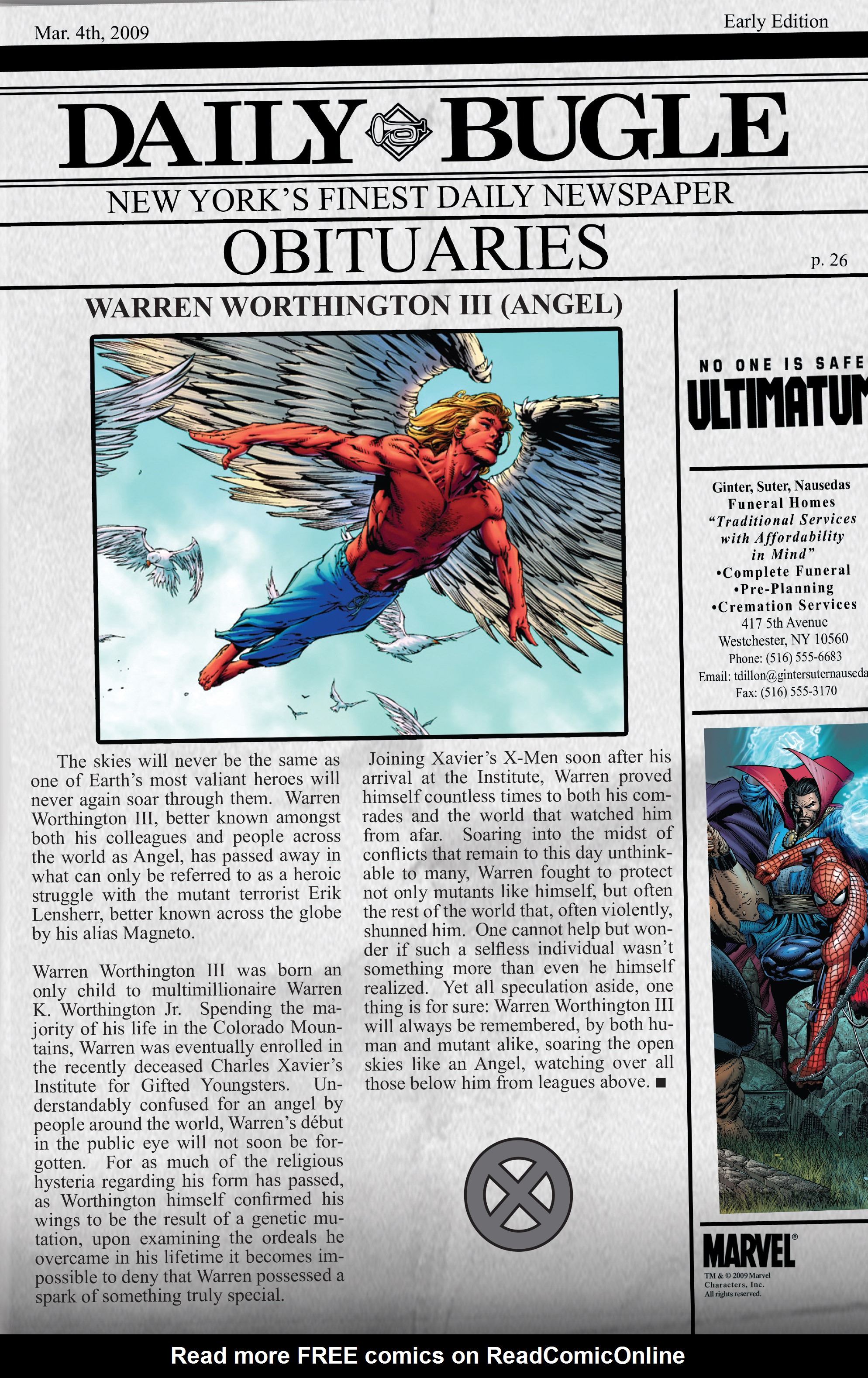 Read online Ultimatum: Requiem comic -  Issue # TPB - 129