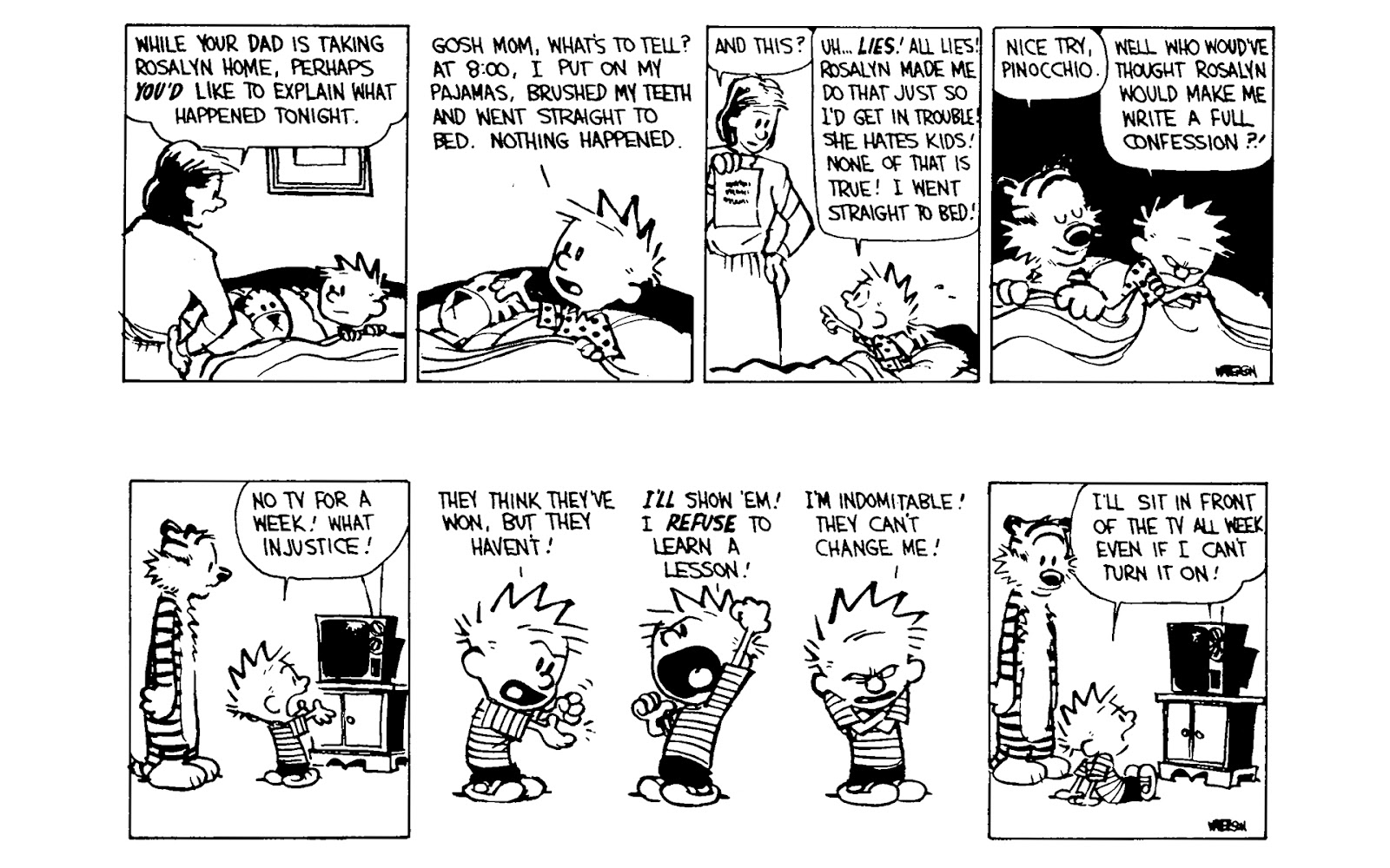 Calvin and Hobbes issue 6 - Page 125