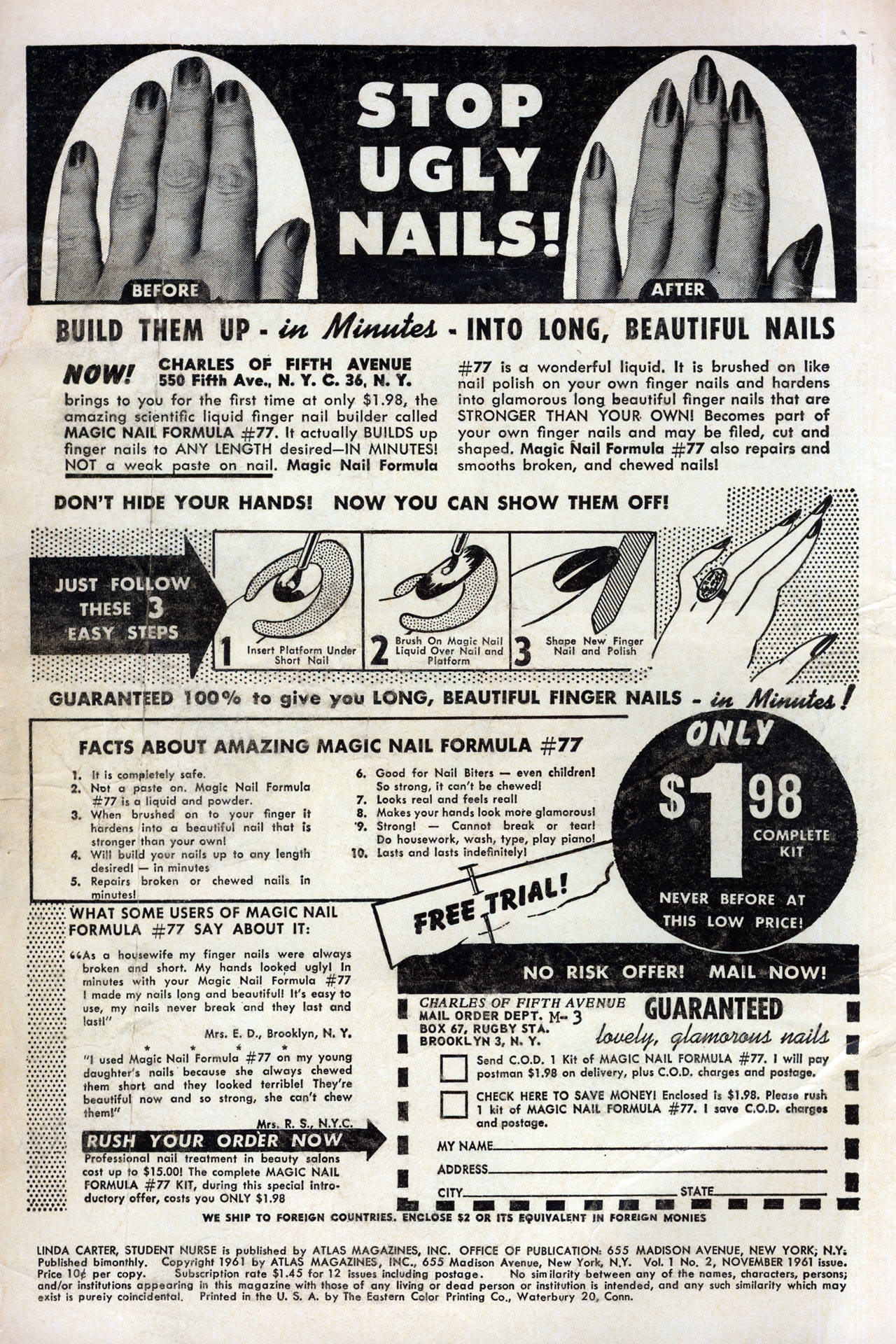 Read online Linda Carter, Student Nurse comic -  Issue #2 - 2