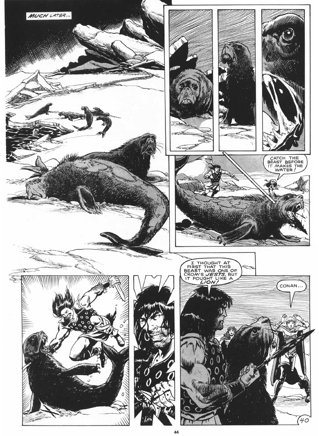 Read online The Savage Sword Of Conan comic -  Issue #170 - 46