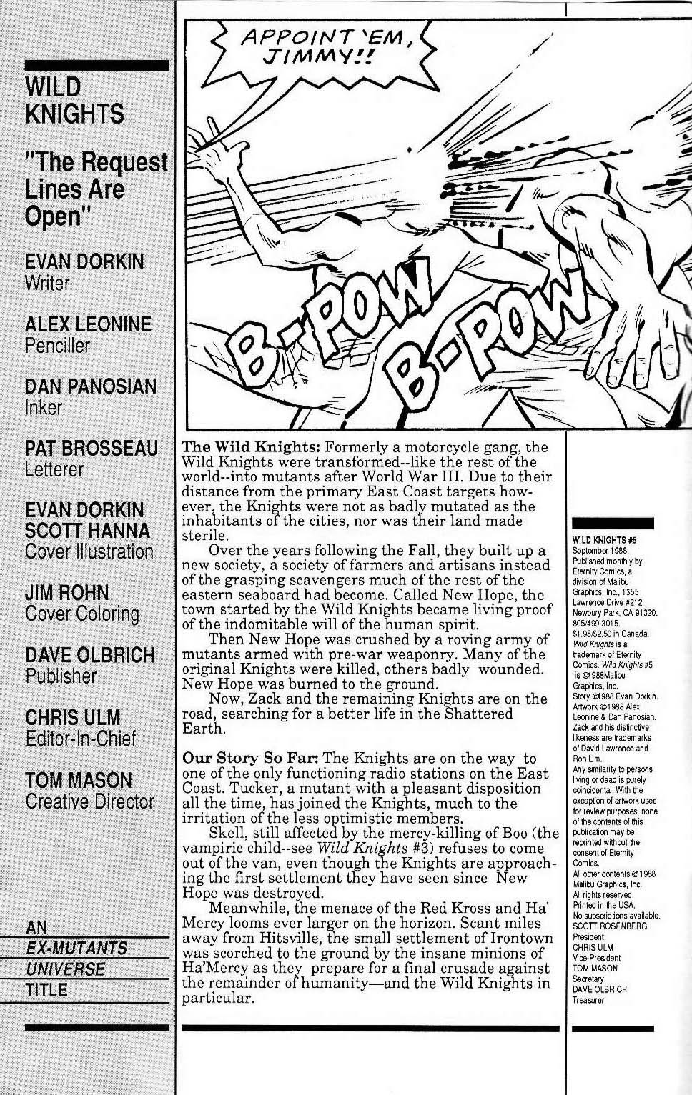 Read online Wild Knights comic -  Issue #5 - 2