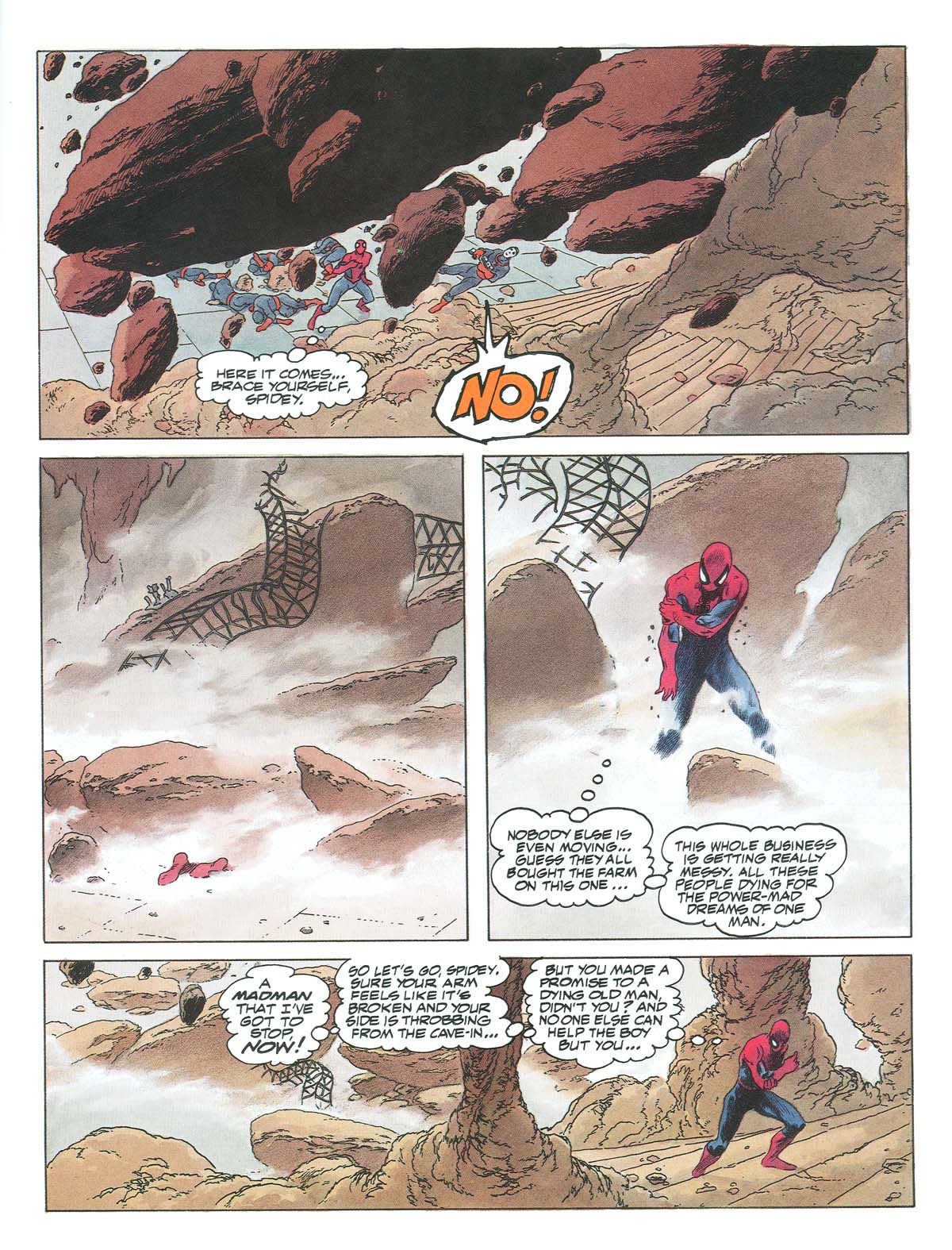 Read online Marvel Graphic Novel comic -  Issue #63 - Spider-Man - Spirits of the Earth - 66
