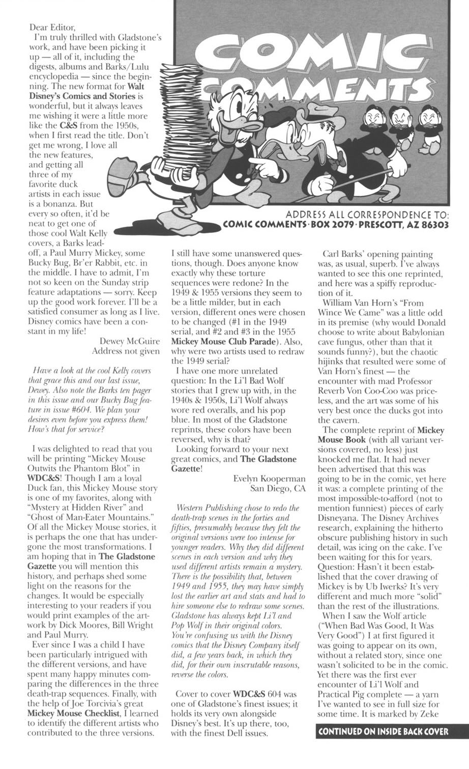 Read online Walt Disney's Comics and Stories comic -  Issue #606 - 2