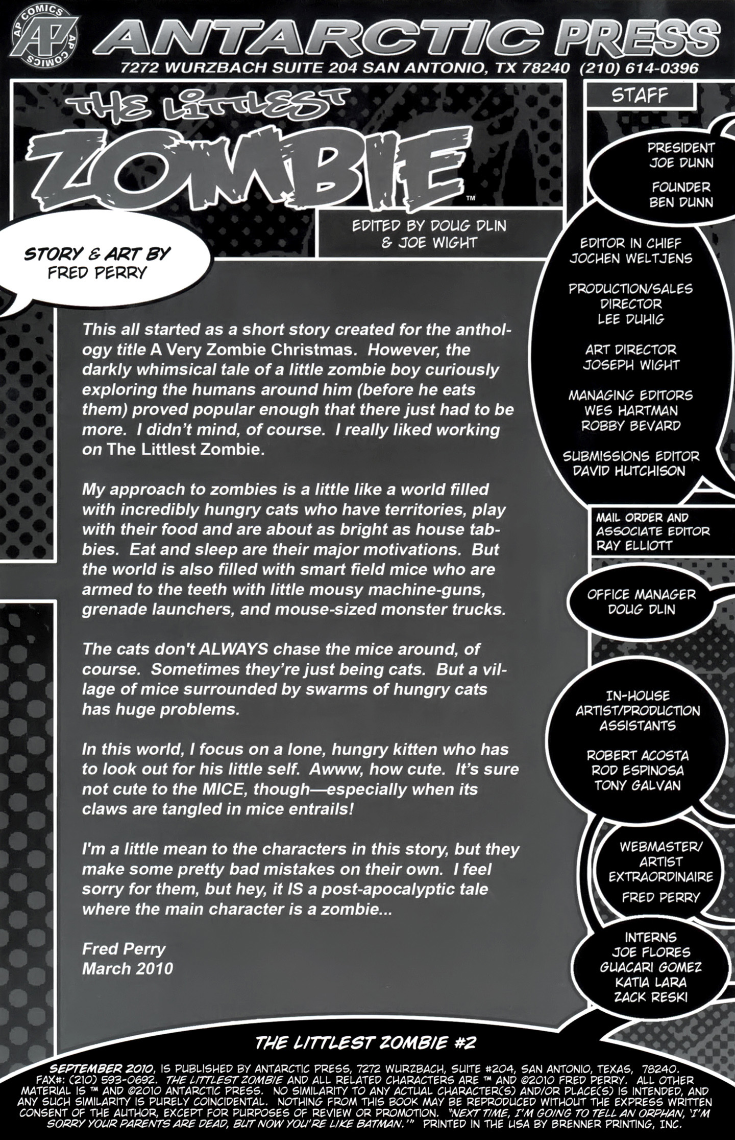 Read online The Littlest Zombie comic -  Issue #2 - 2