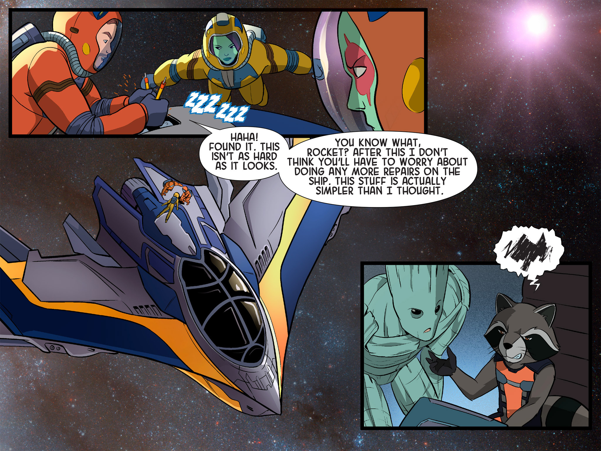 Read online Guardians of the Galaxy: Awesome Mix Infinite Comic comic -  Issue #6 - 66