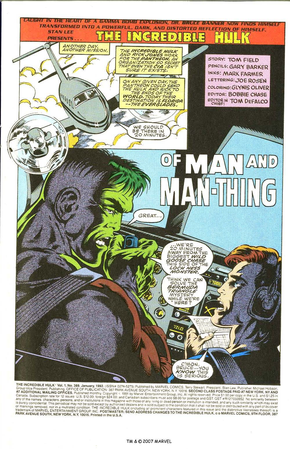 Read online The Incredible Hulk (1968) comic -  Issue #389 - 3