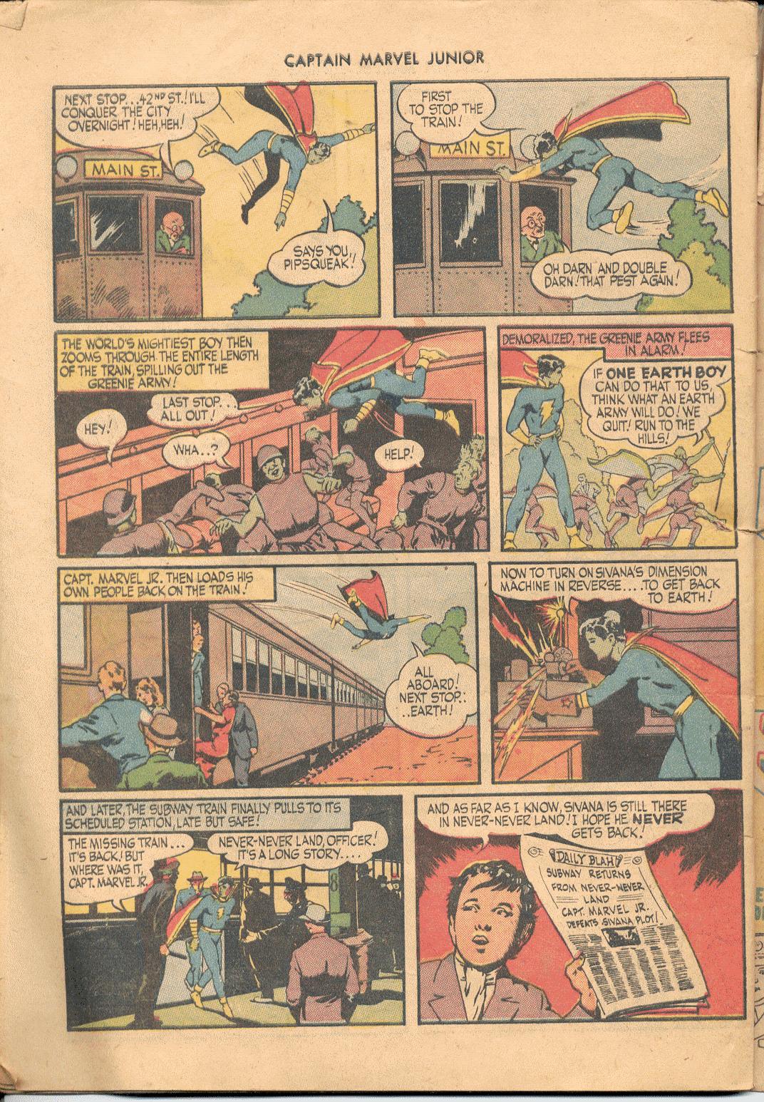 Read online Captain Marvel, Jr. comic -  Issue #29 - 31