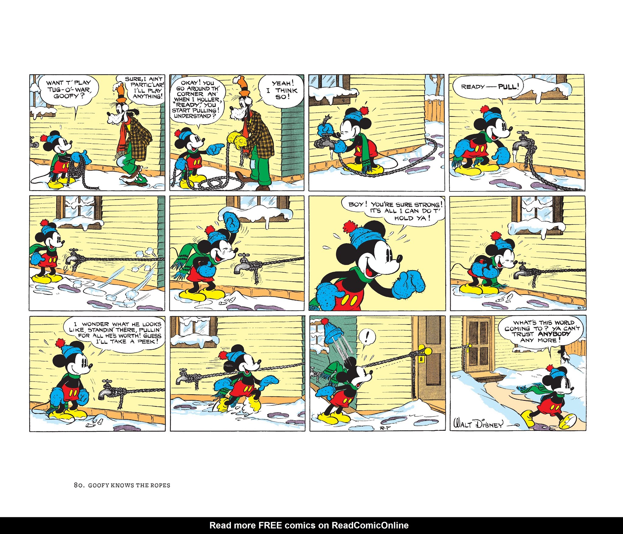 Read online Walt Disney's Mickey Mouse Color Sundays comic -  Issue # TPB 2 (Part 1) - 80