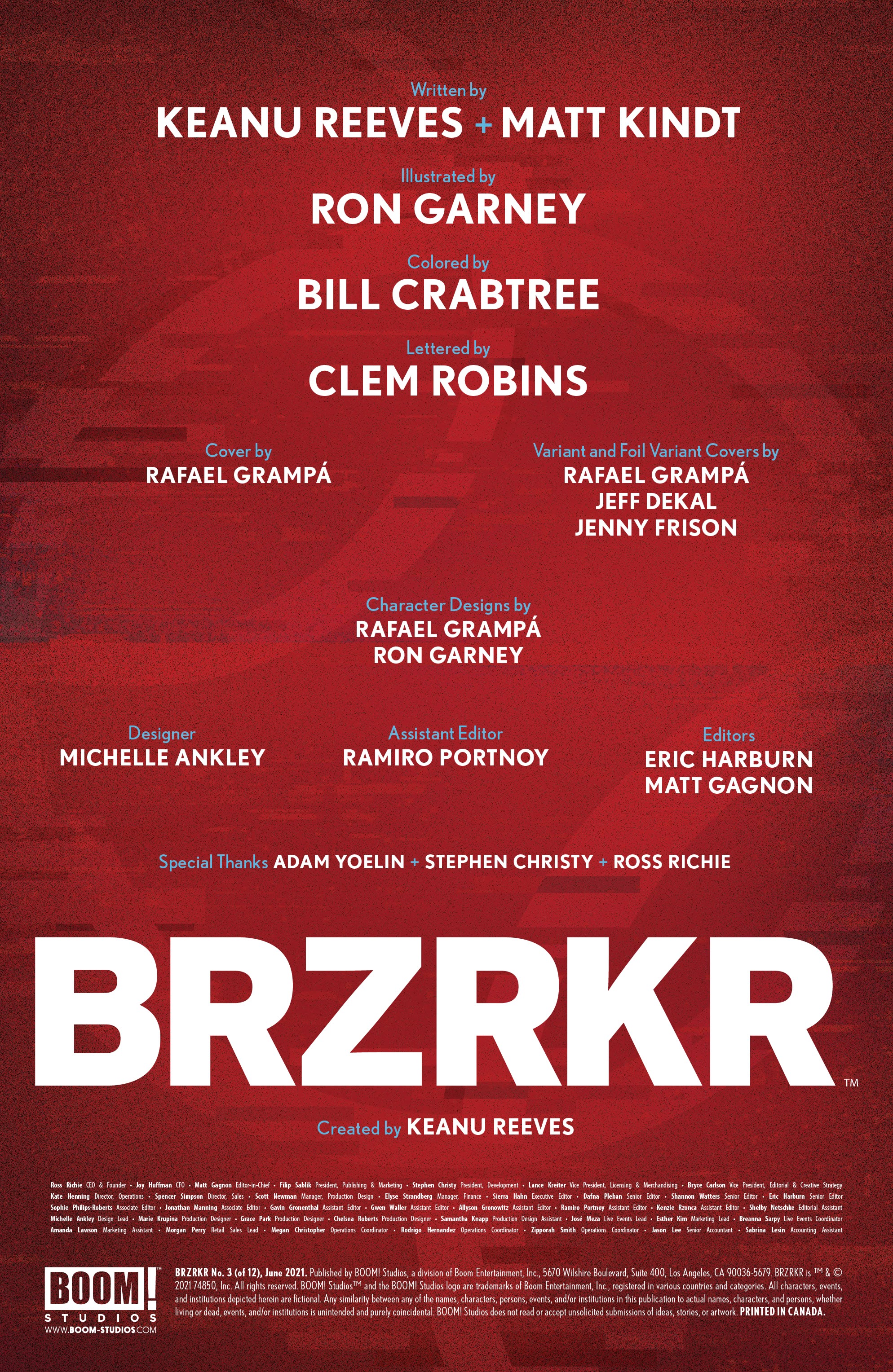 Read online BRZRKR comic -  Issue #3 - 2
