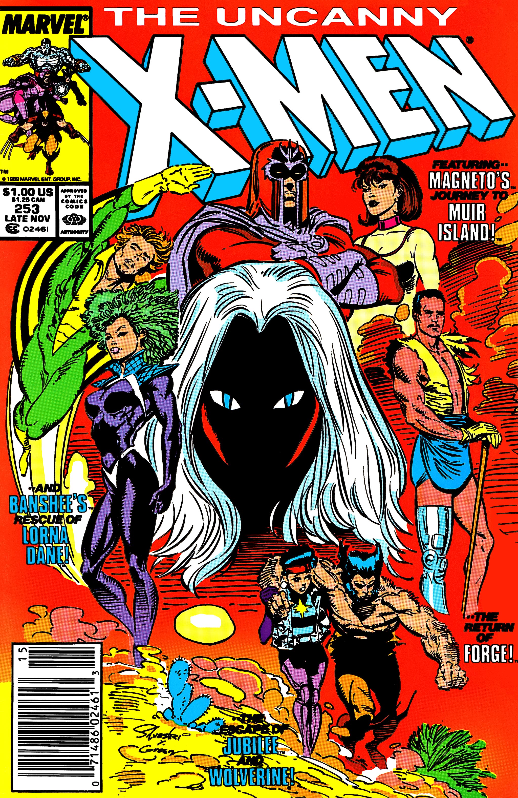 Read online Uncanny X-Men (1963) comic -  Issue #253 - 1