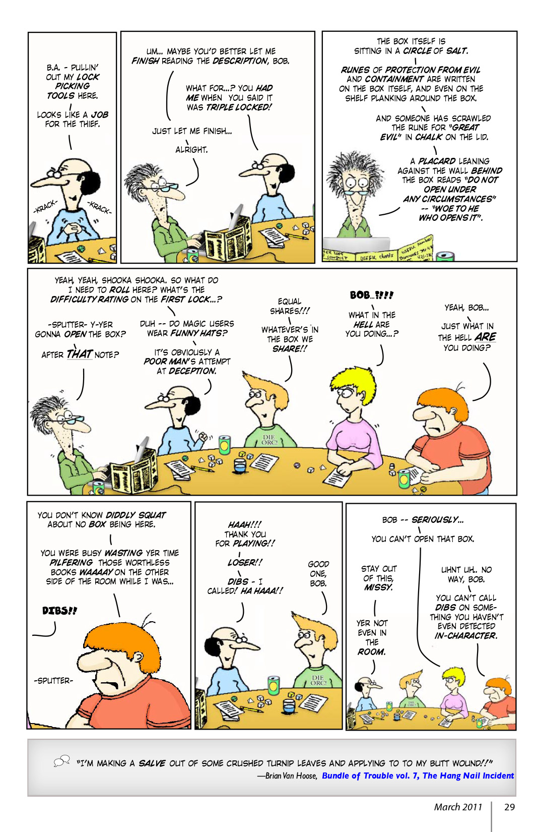 Read online Knights of the Dinner Table comic -  Issue #173 - 31