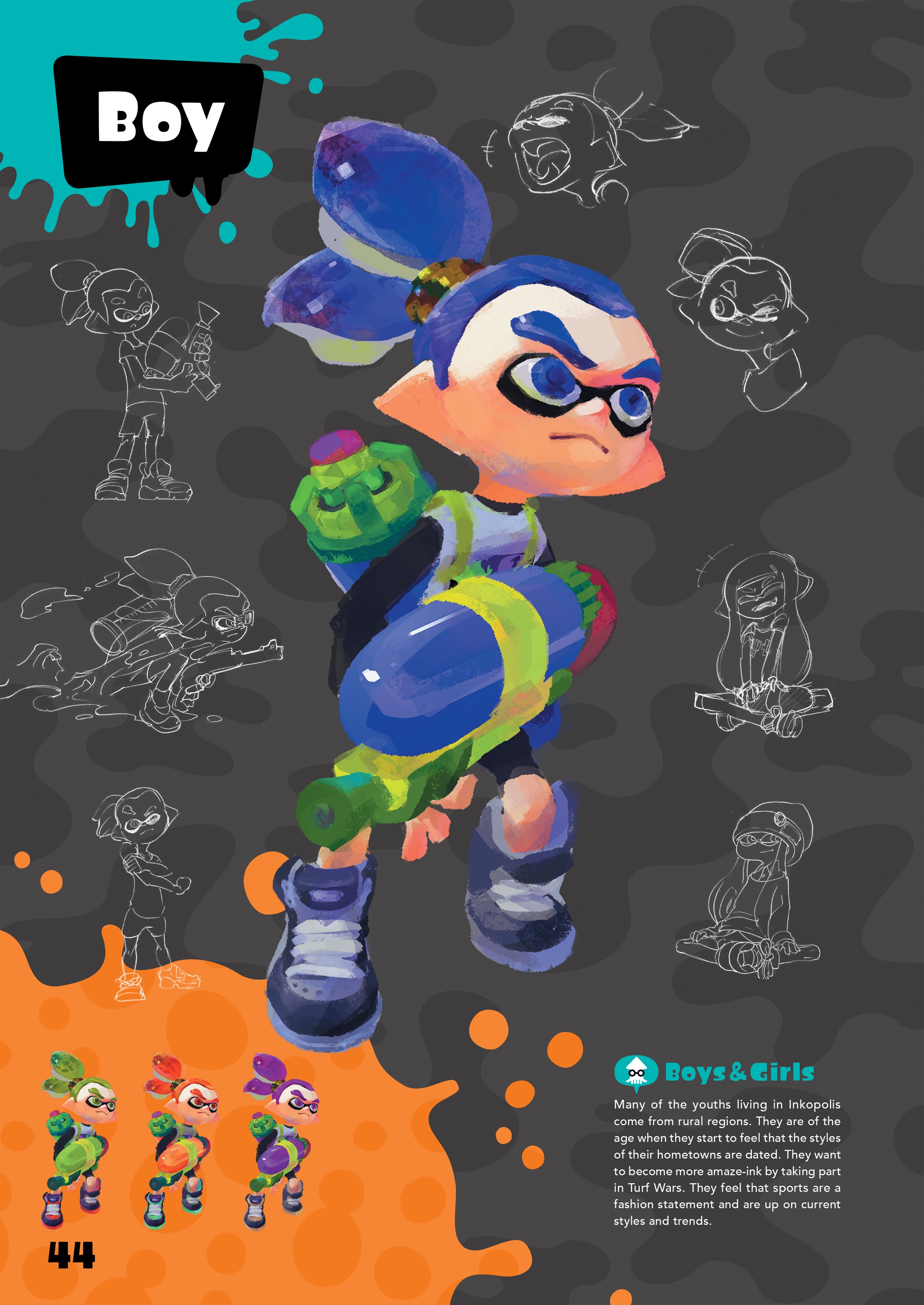 Read online The Art of Splatoon comic -  Issue # TPB (Part 1) - 35