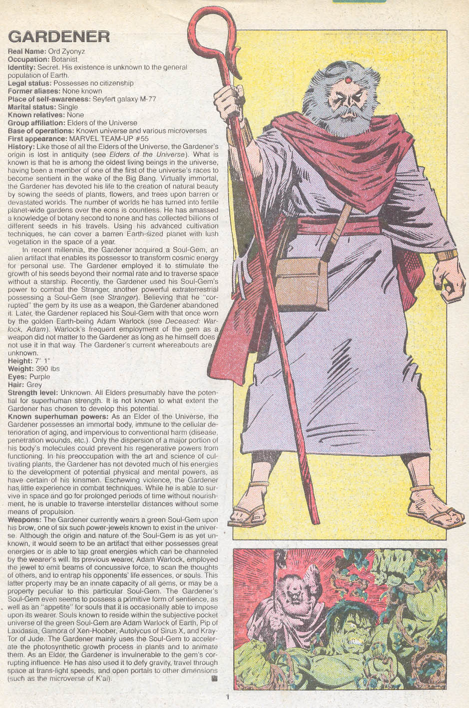 Read online The Official Handbook of the Marvel Universe Deluxe Edition comic -  Issue #5 - 3